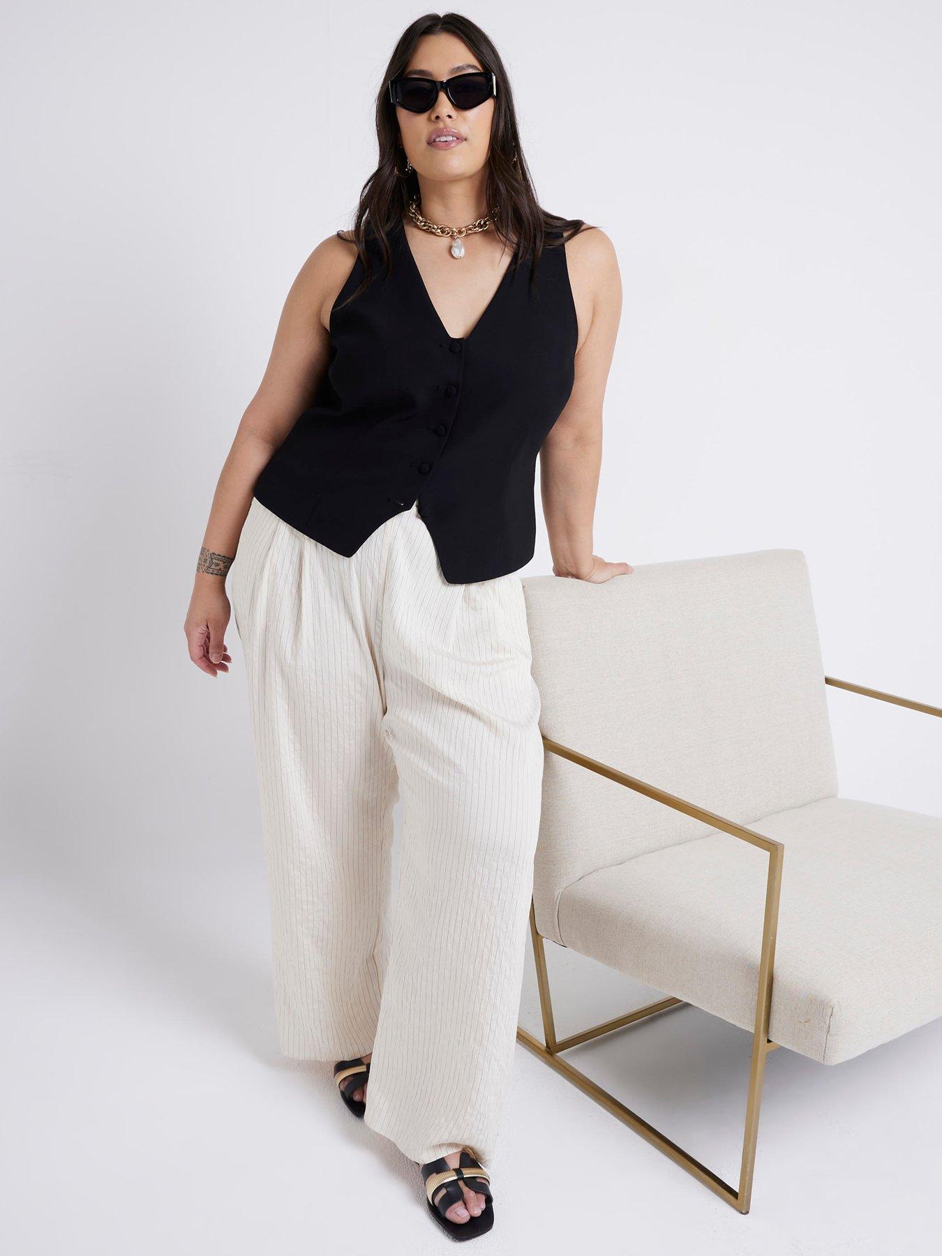 ri-plus-plus-stripe-poplin-wide-leg-trouser-creamoutfit