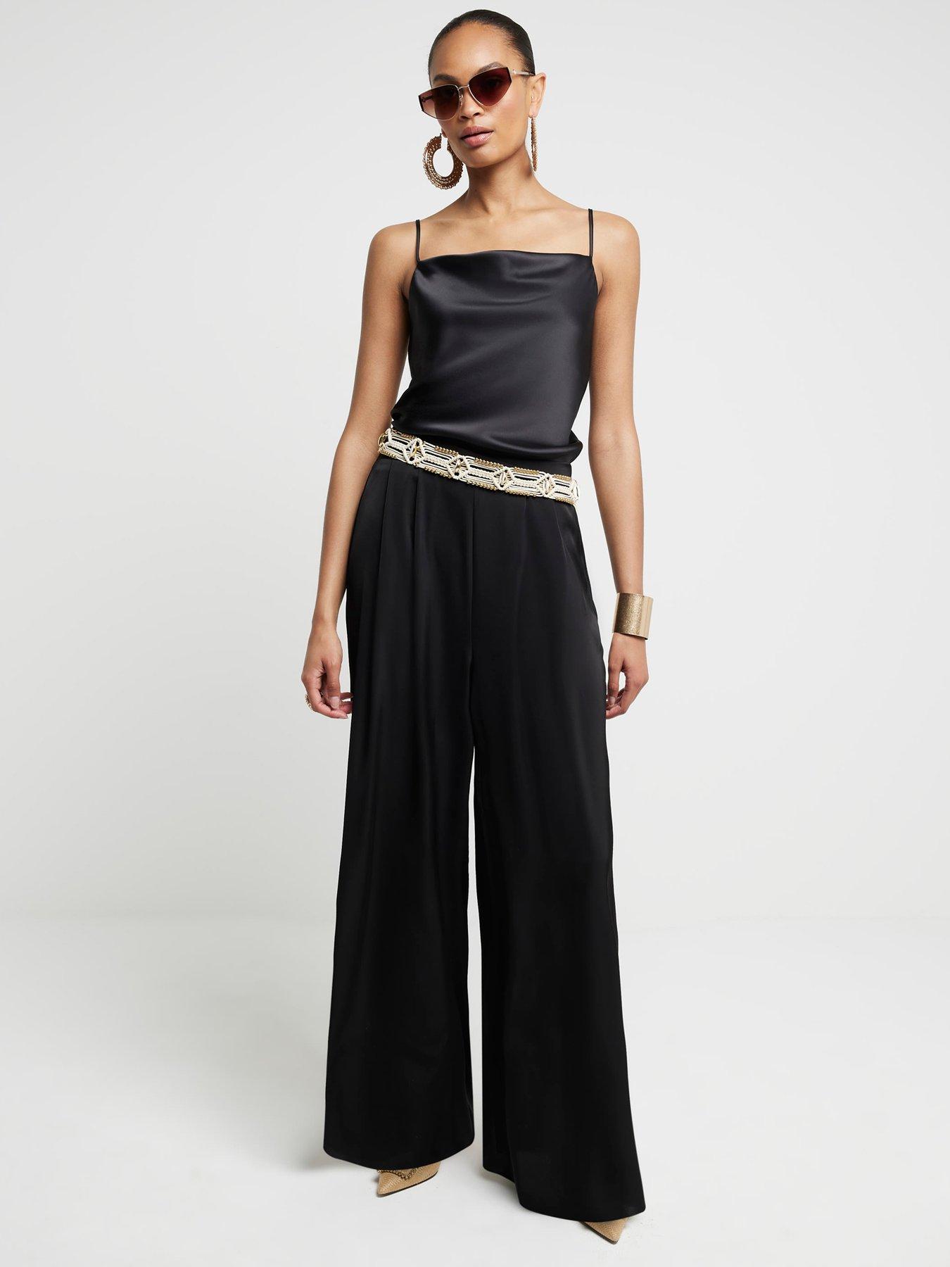 river-island-satin-cowl-neck-cami-black