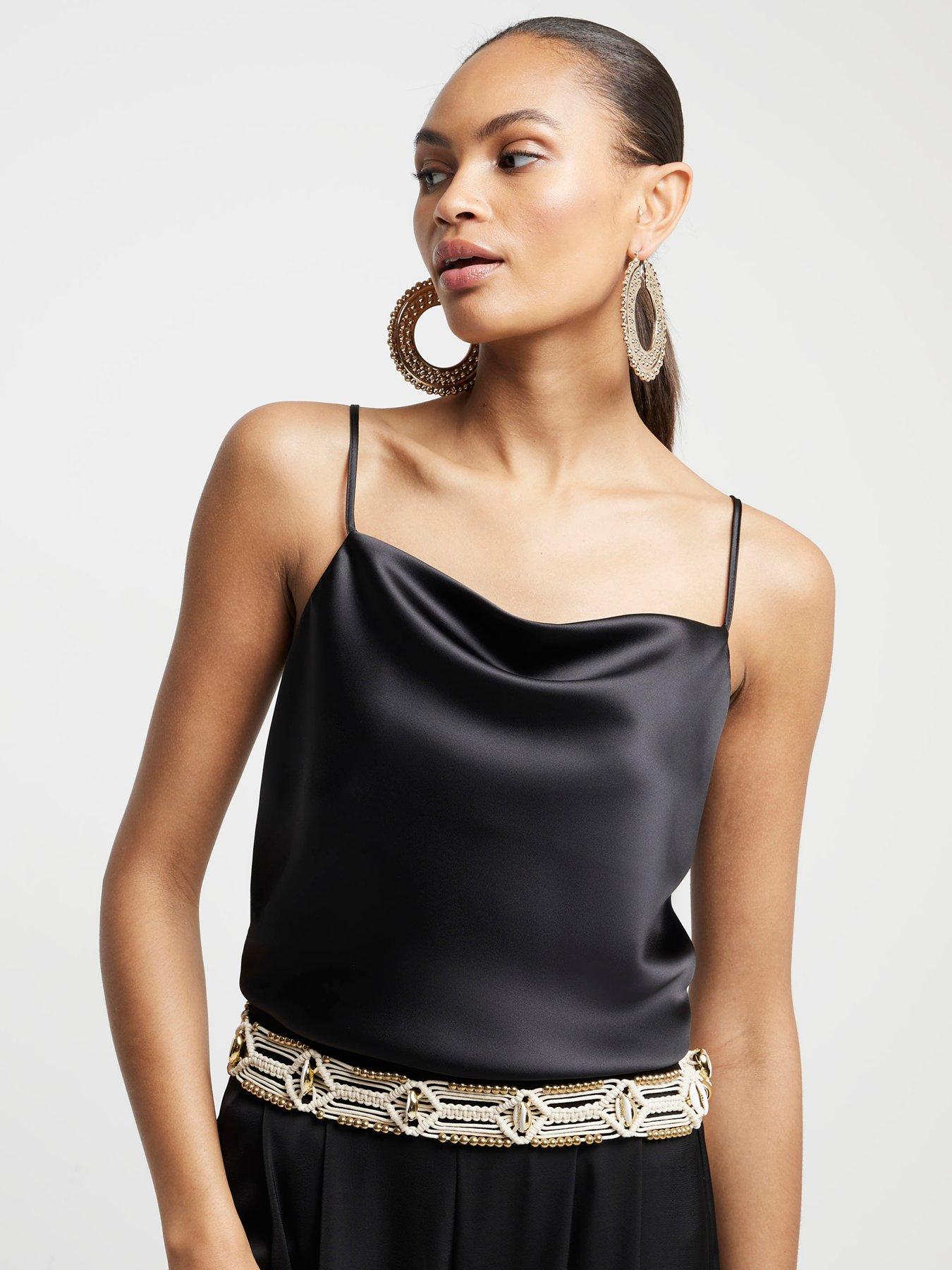 river-island-satin-cowl-neck-cami-blackback