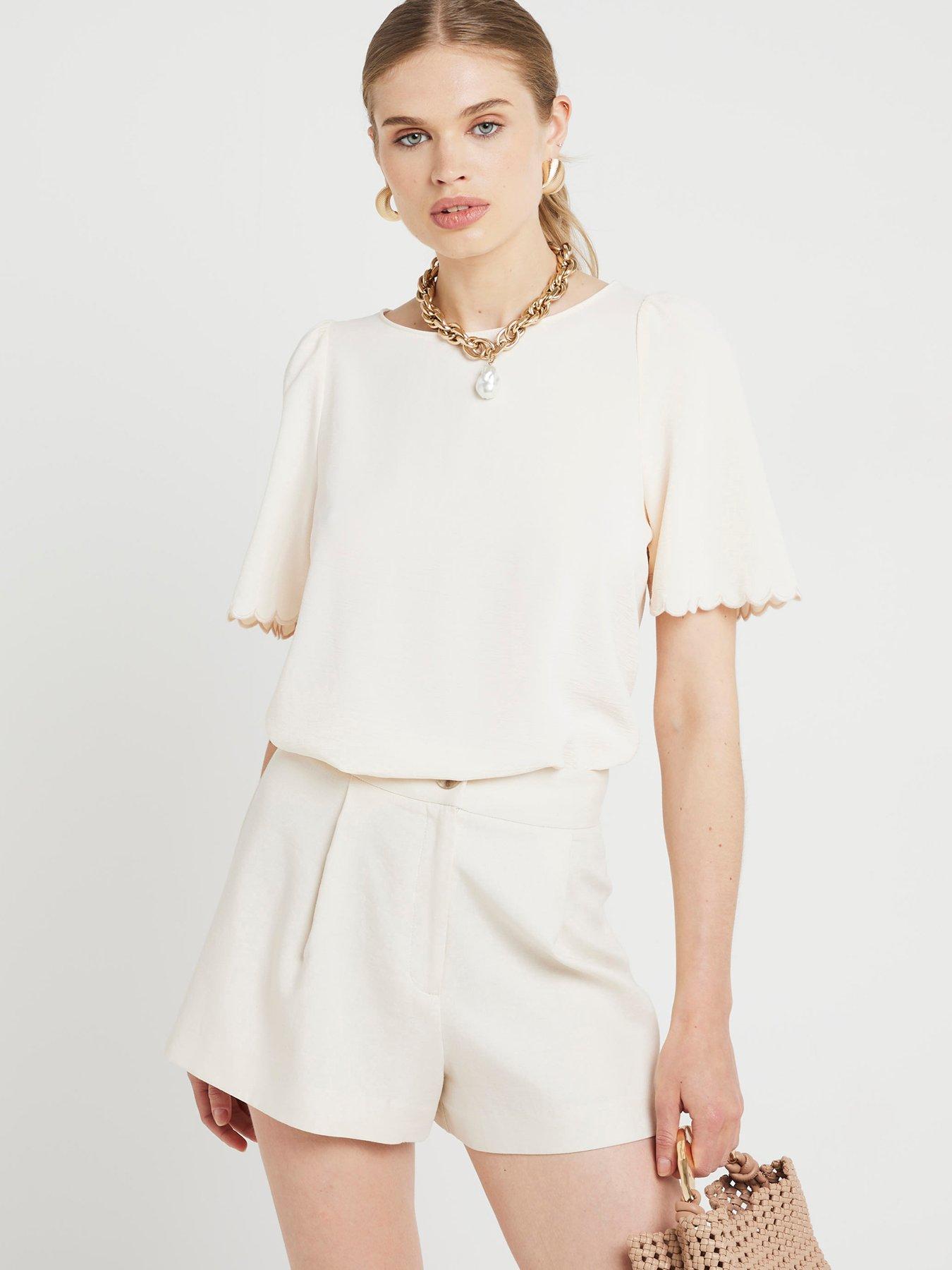 river-island-scallop-sleeve-top-ecru-cream