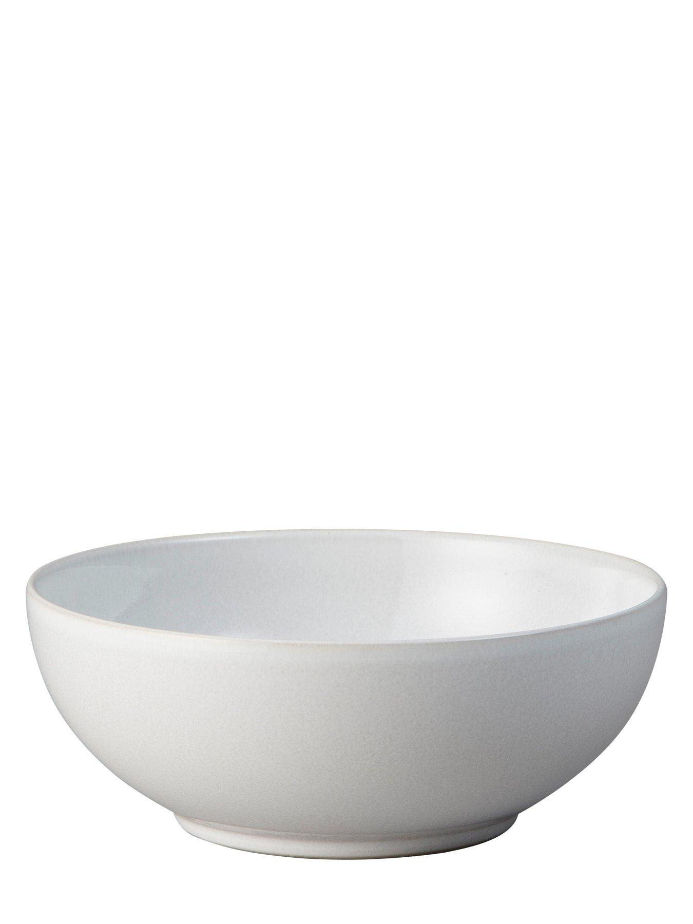 Image 3 of 5 of Denby Elements 4-Piece Cereal Bowl Set in Stone White