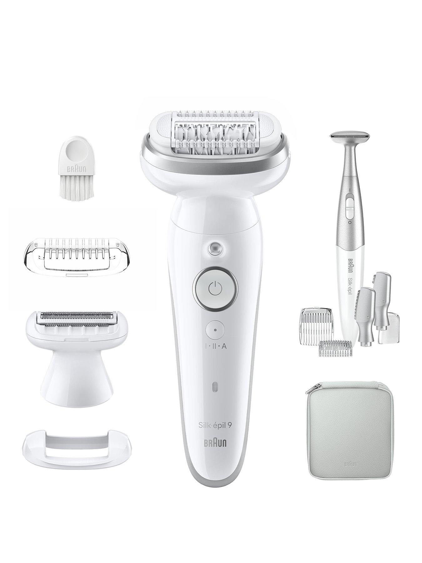 Braun Silk-epil 9 Epilator With Lady Shaver Head  &  Trimmer Comb, Bikini Trimmer, 9-241 3D