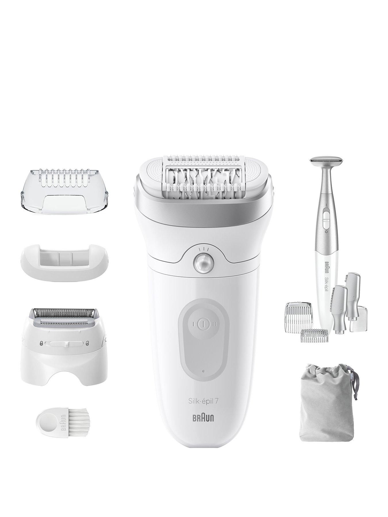 Braun Silk-epil 7 With Lady Shaver Head  &  Trimmer Comb, Bikini Trimmer, 7-241