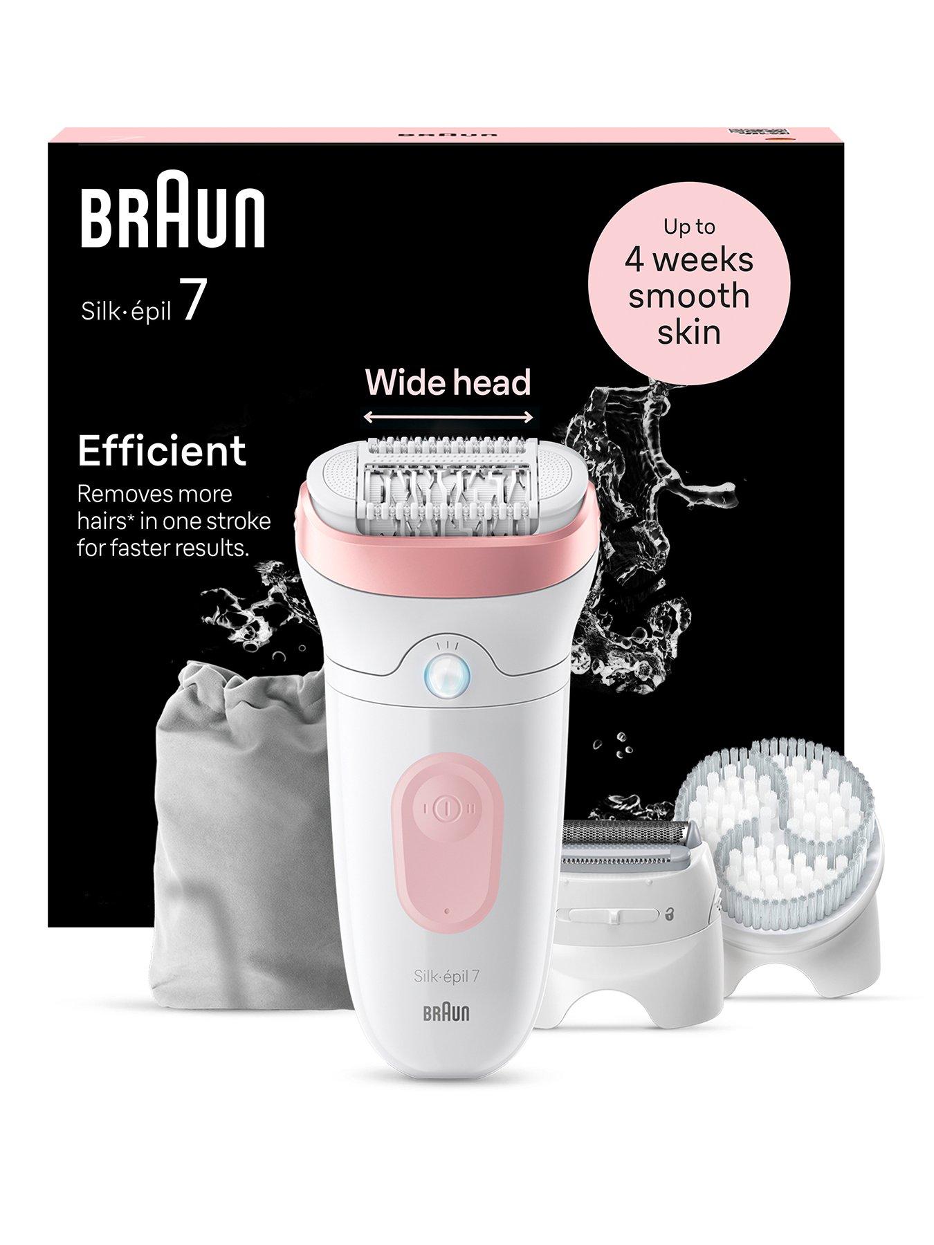 Image of Braun Silk-épil 7, Epilator For Easy Hair Removal, Lasting Smooth Skin, 7-060