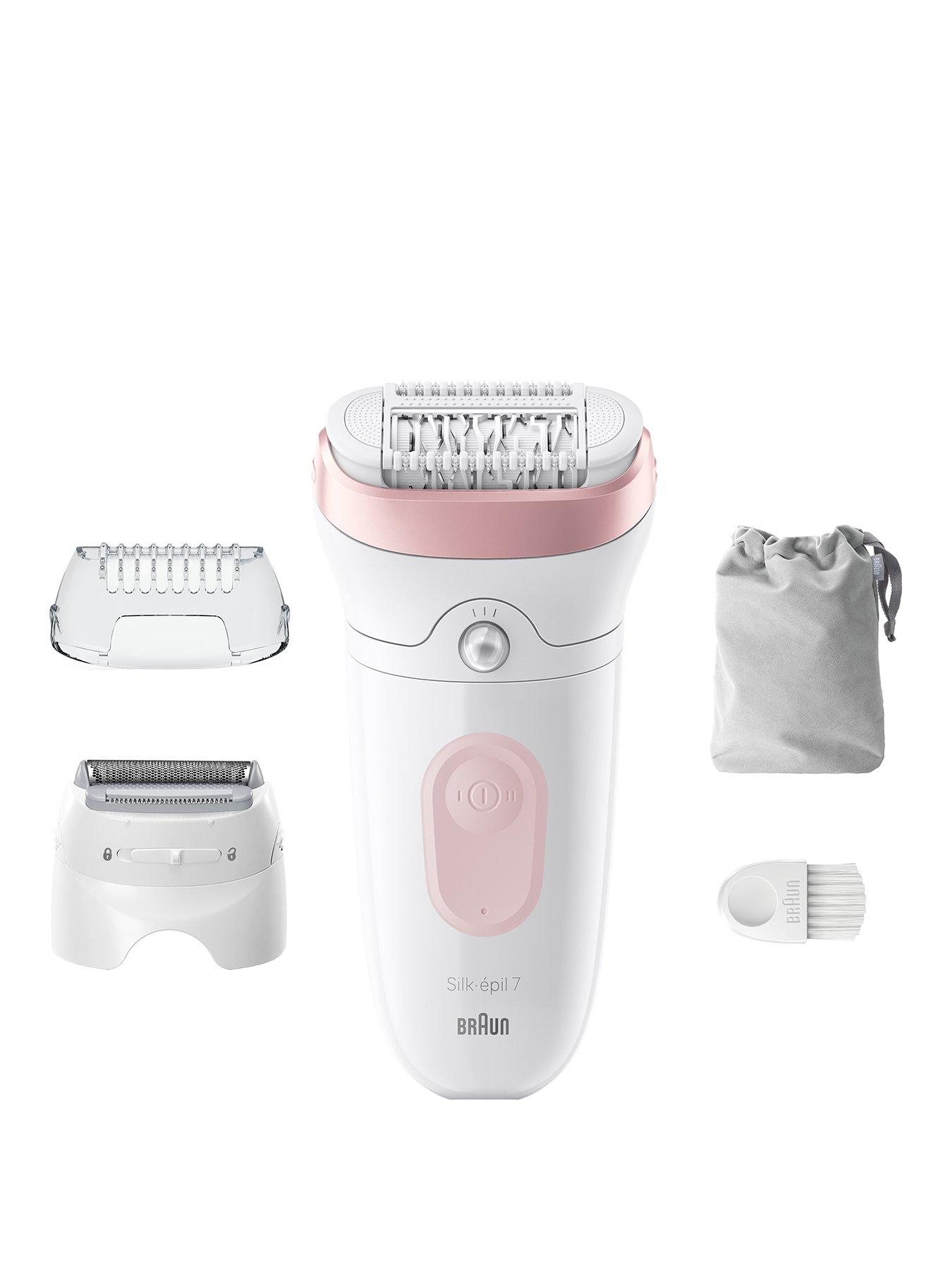 Braun Silk-epil 7 Epilator With Lady Shaver Head  &  Trimmer Comb, 7-030