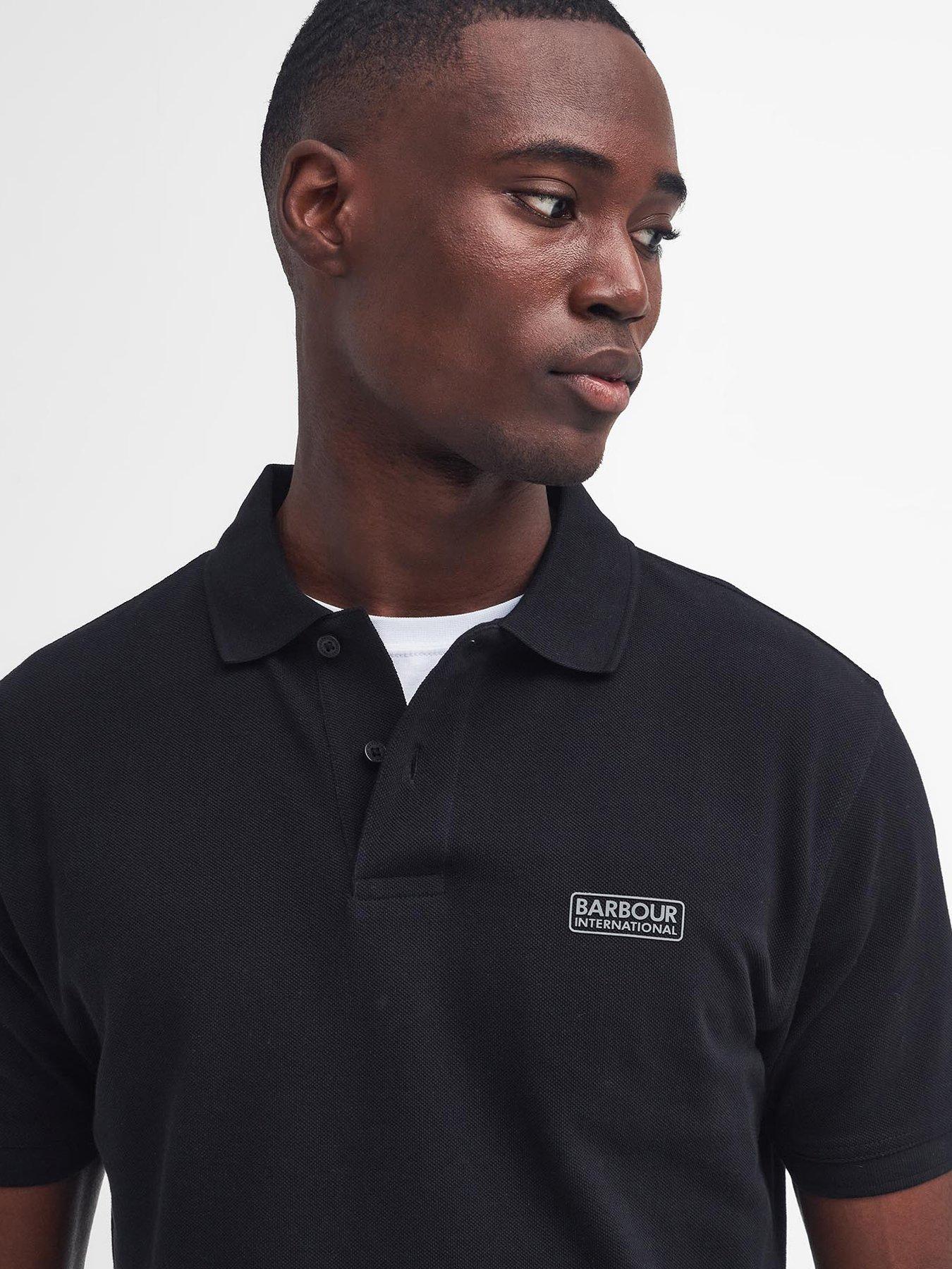 Image 4 of 6 of Barbour International International Essential Short Sleeve - Black