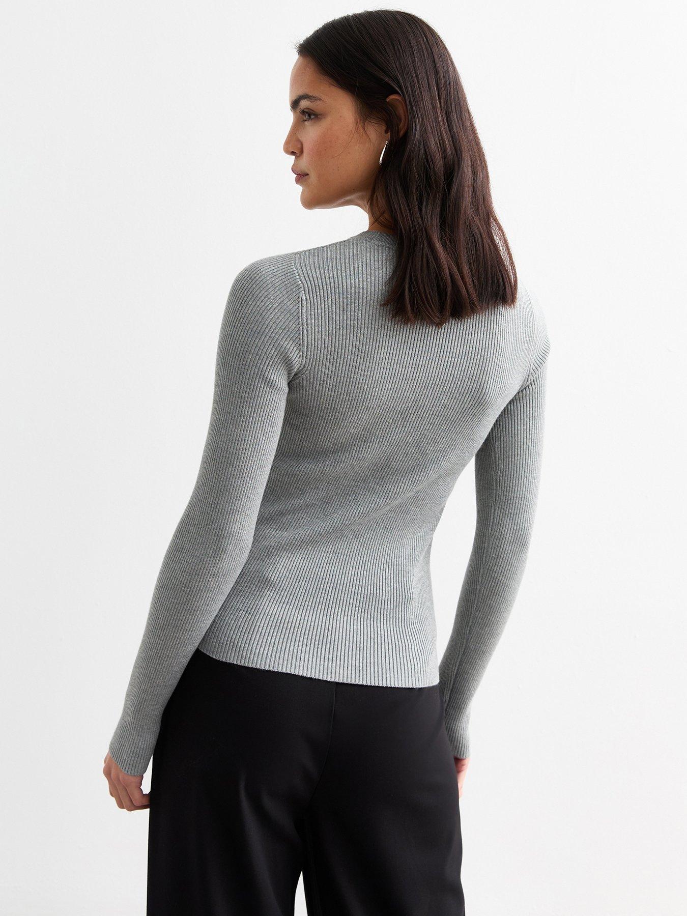 new-look-rib-knit-crew-neck-jumper-greystillFront