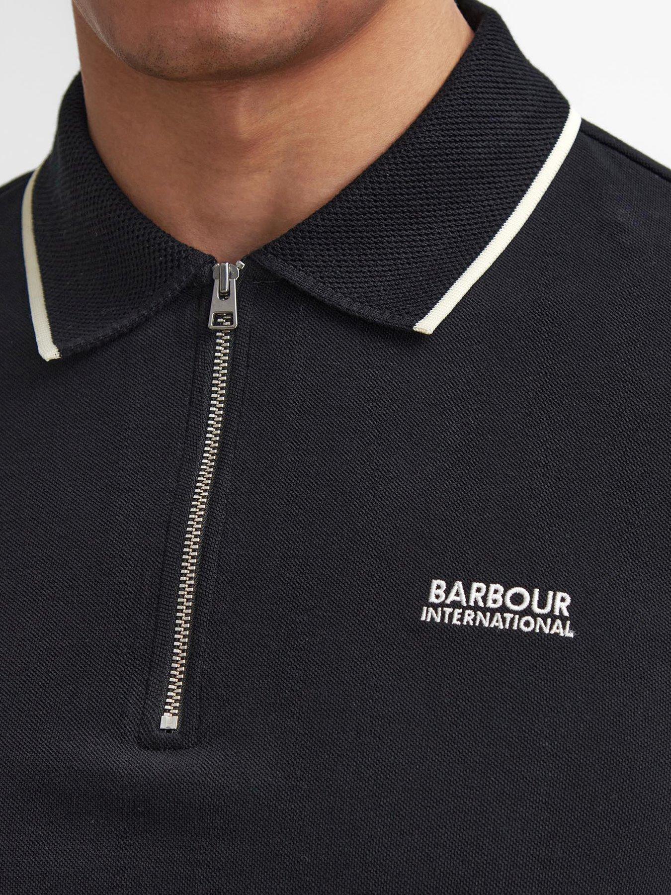 barbour-international-hampstead-long-sleeve-polo-shirt-blackdetail