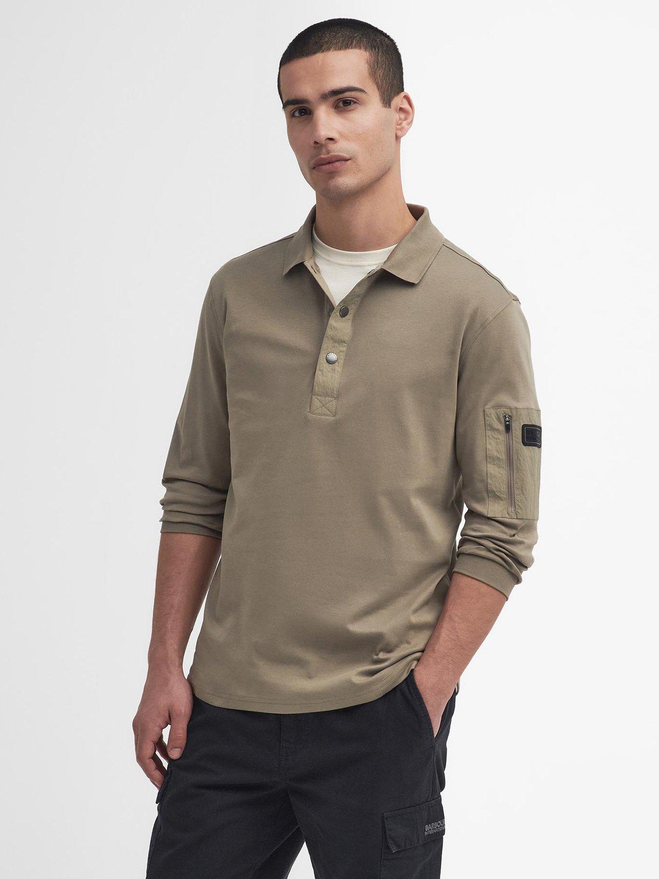 barbour-international-bradley-snap-long-sleeve-polo-shirt-beige