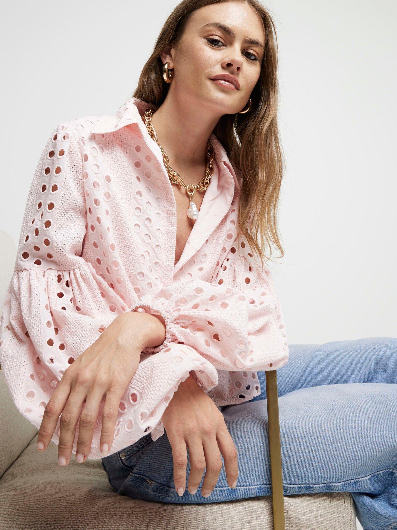 river-island-broderie-puff-sleeve-shirt-light-pinkoutfit