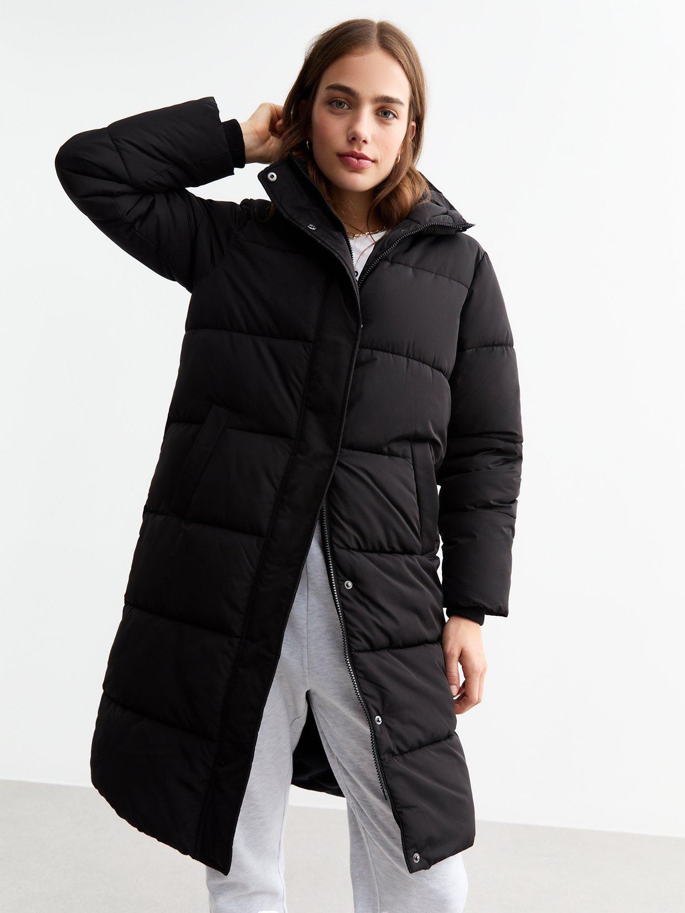 new-look-hooded-longline-puffer-coat-black