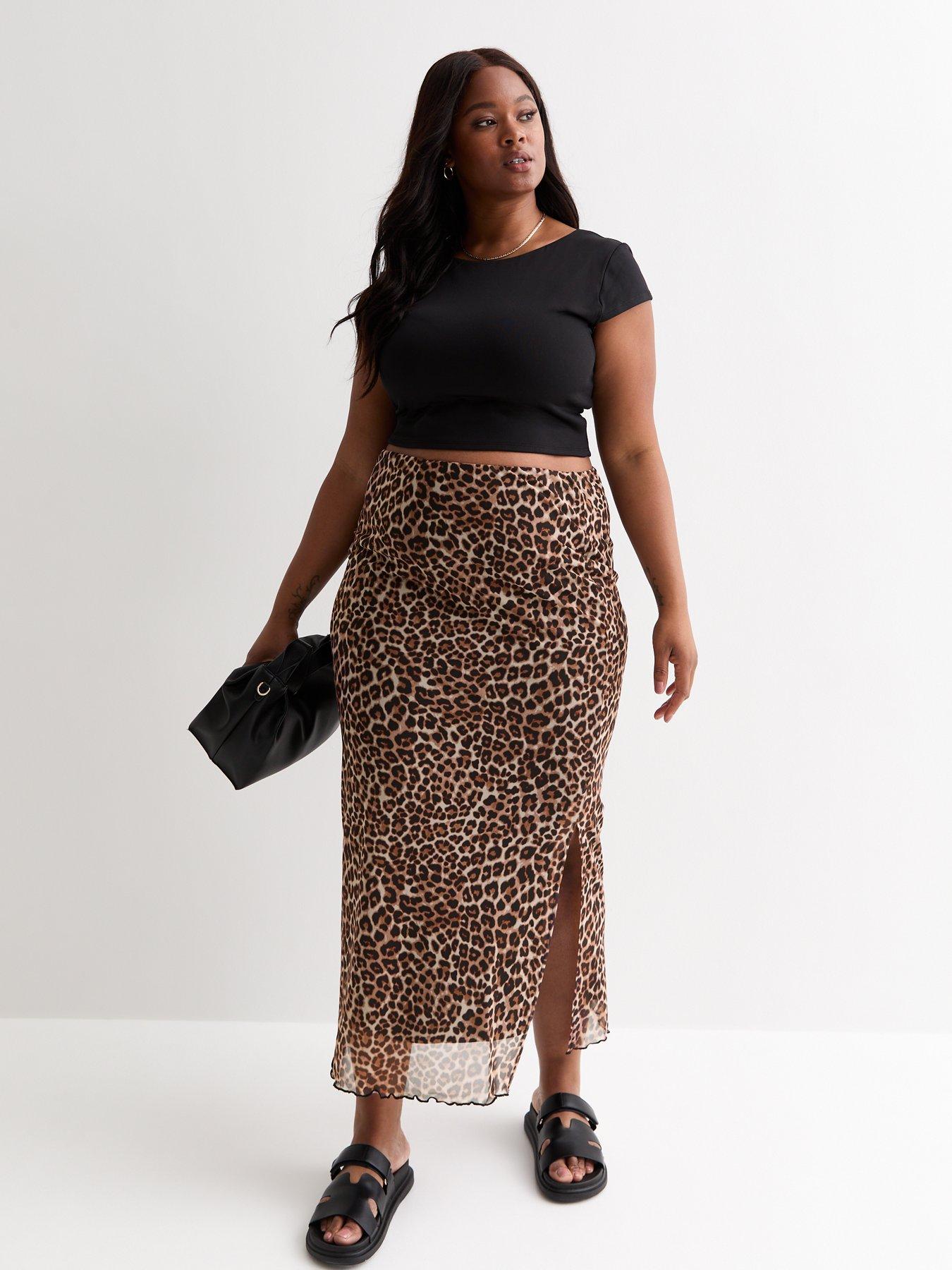 new-look-curves-black-leopard-print-mesh-midi-skirtback