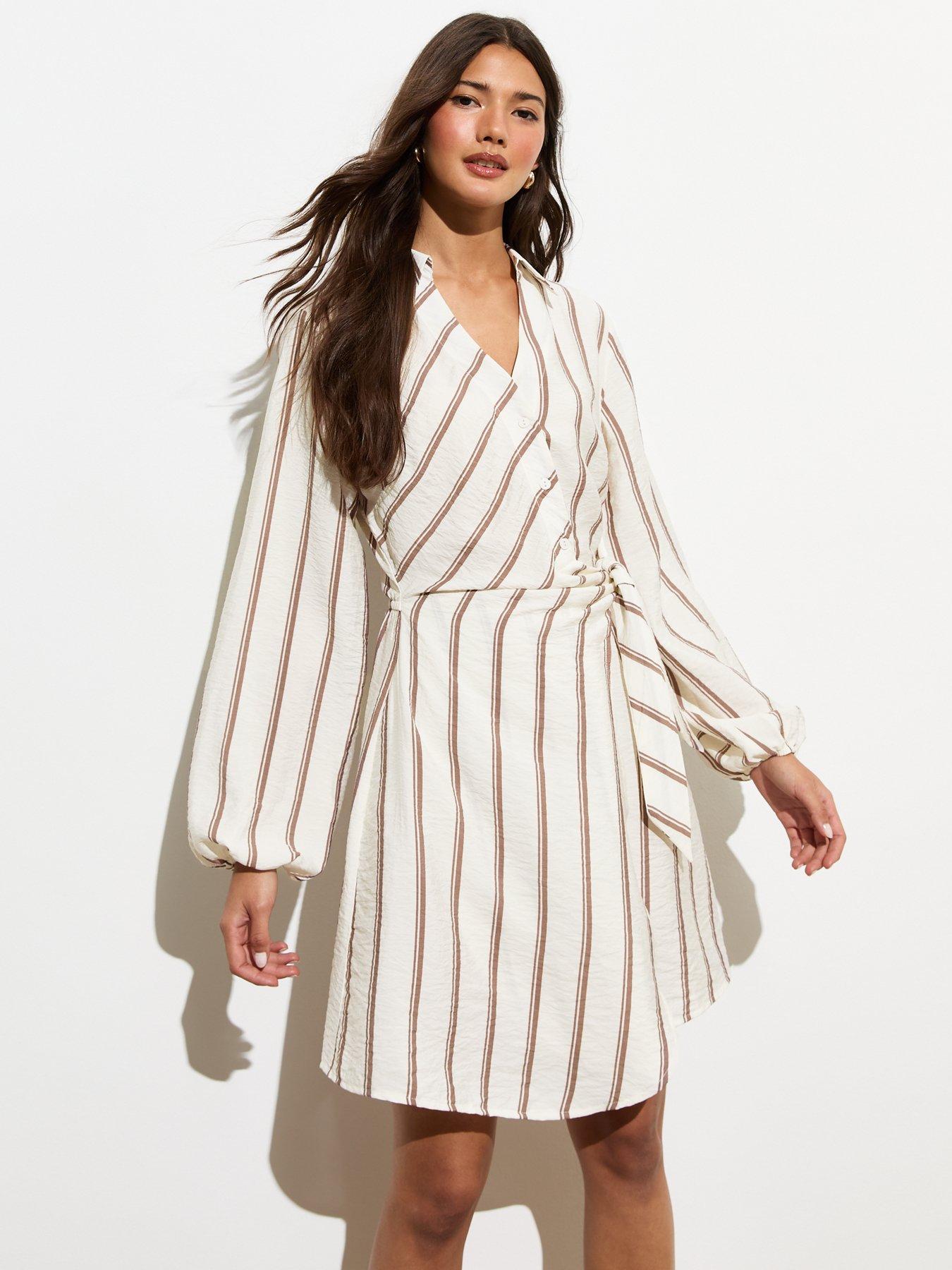 new-look-stripe-mini-shirt-dress-whiteprint