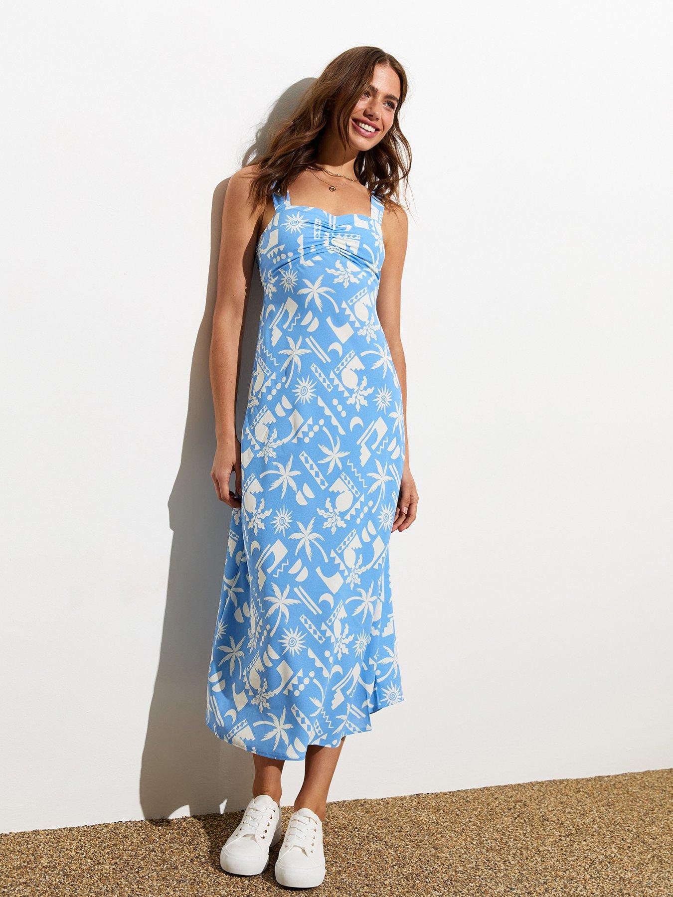 new-look-blue-abstract-print-open-back-midi-dress