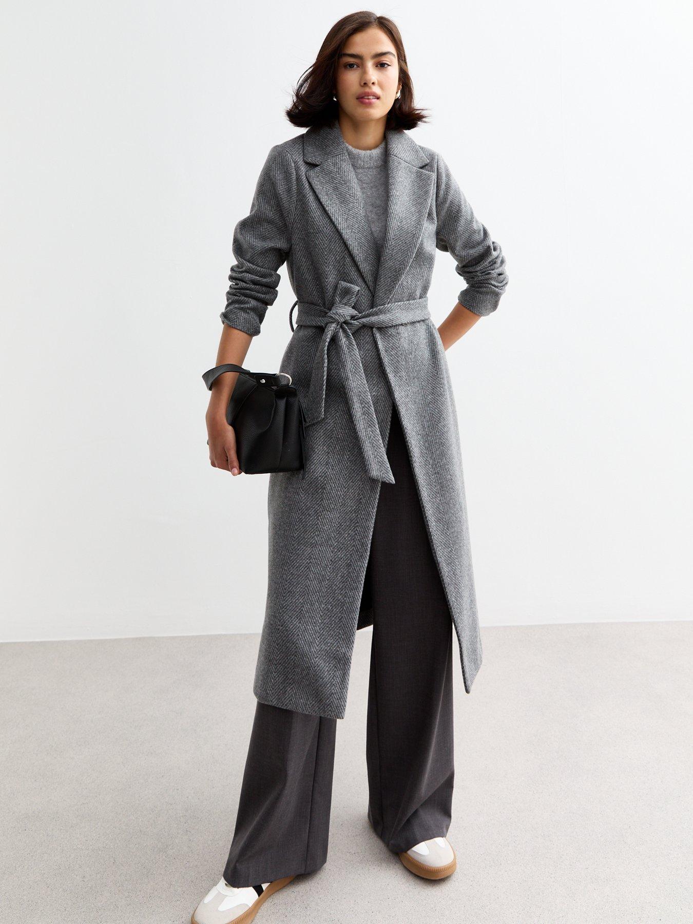 new-look-grey-herringbone-unlined-long-belted-coat-multiback