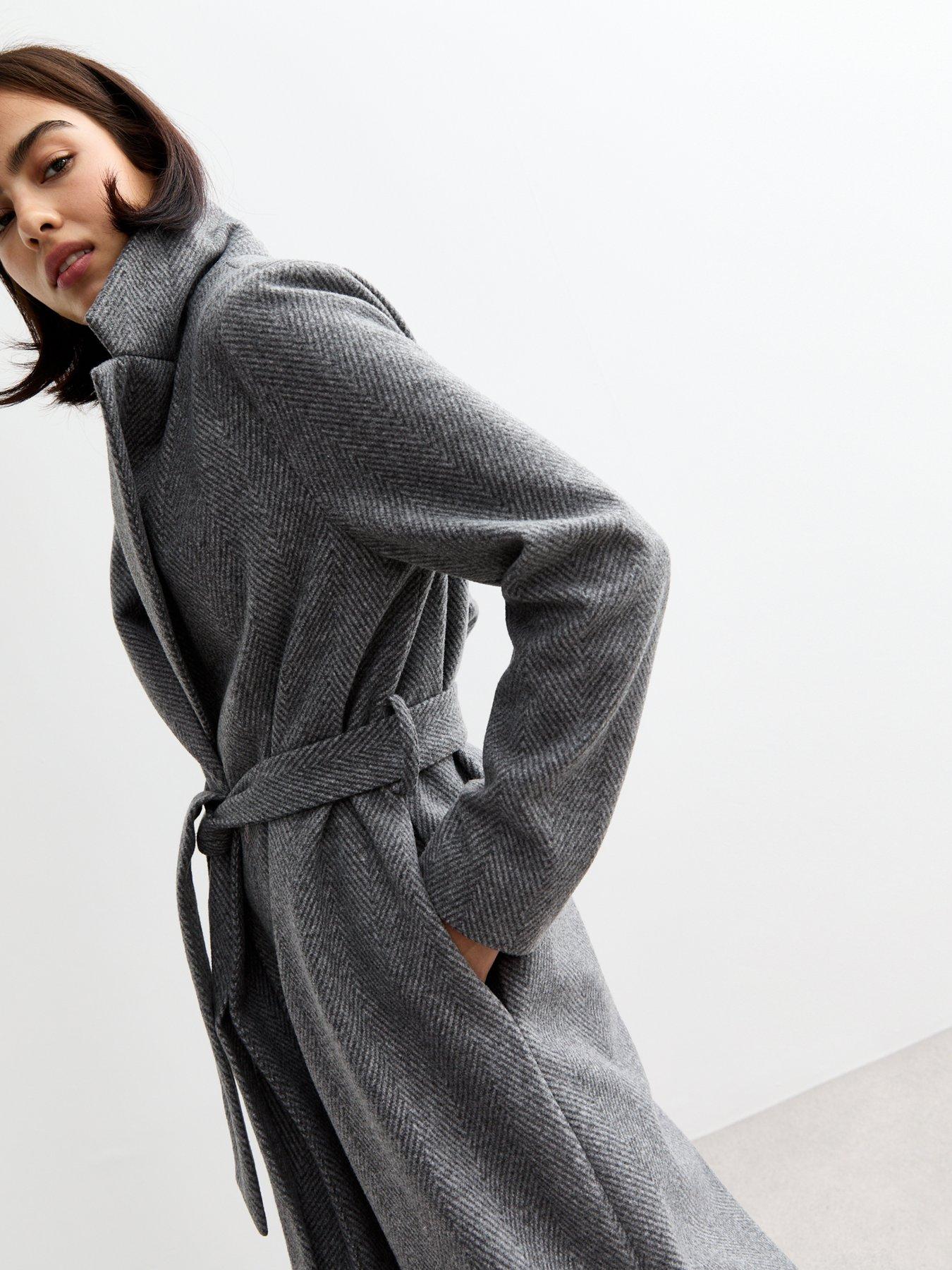 new-look-grey-herringbone-unlined-long-belted-coat-multidetail