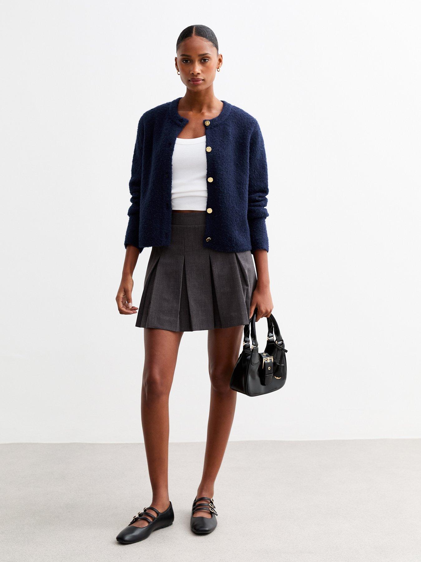 new-look-buttoned-boucleacute-cardigan-navyback