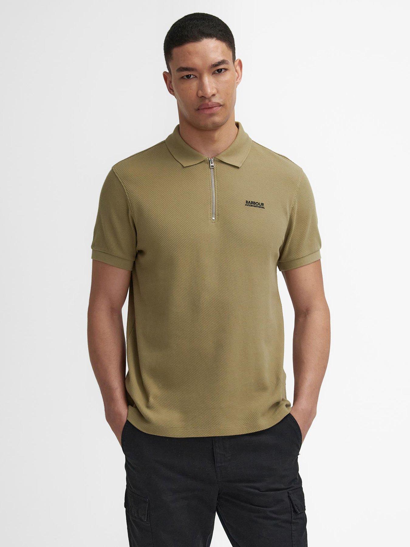 barbour-international-barbour-international-albury-textured-zip-polo-shirt-green