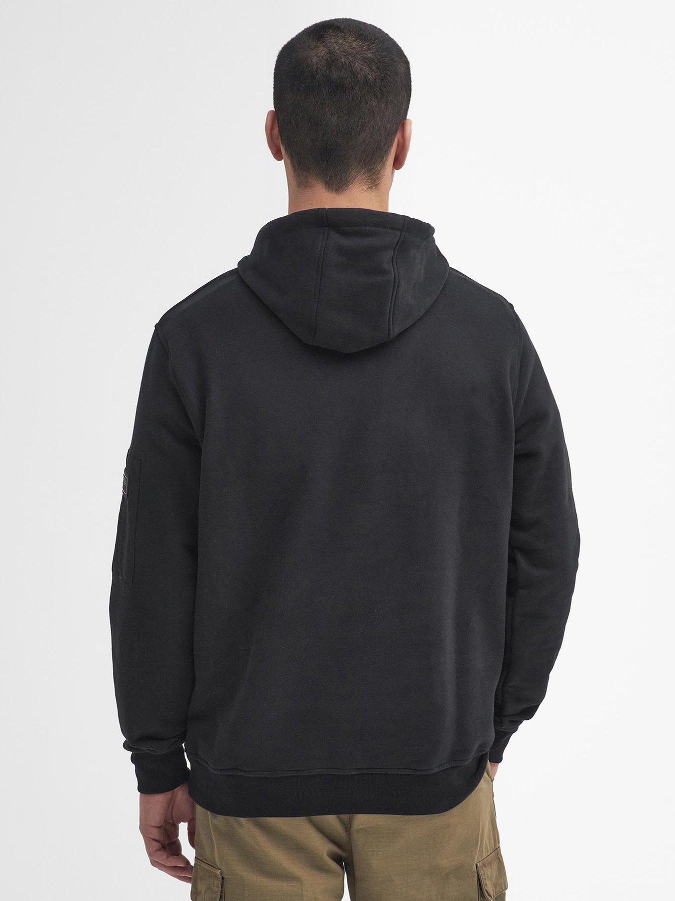 barbour-international-ewan-overhead-hoodie-blackstillFront