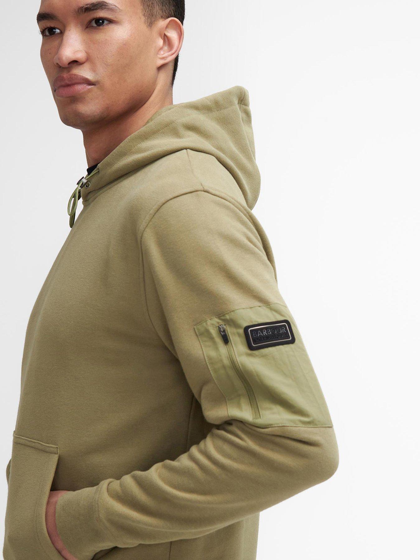 barbour-international-ewan-overhead-hoodie-khakidetail