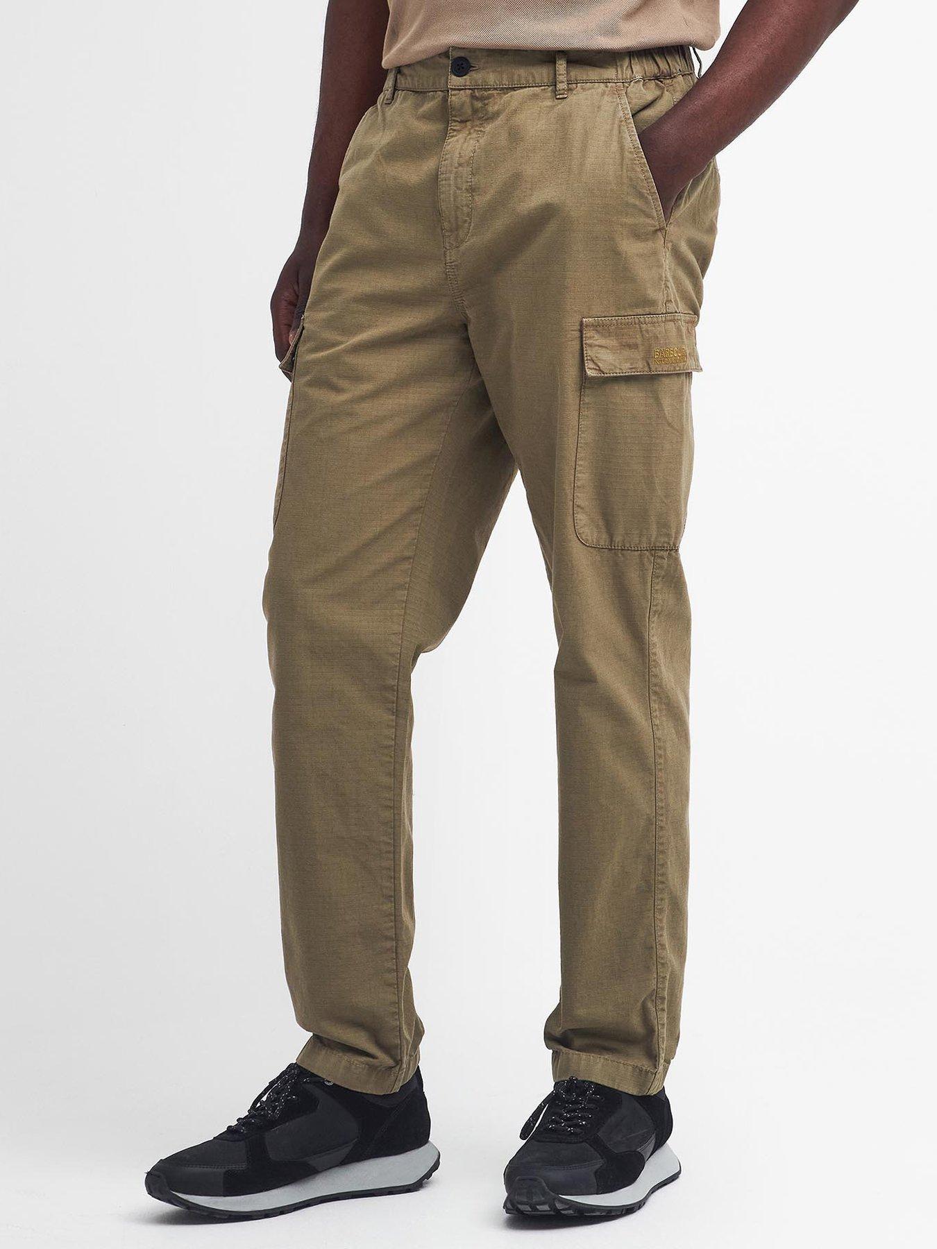 barbour-international-ripstop-cargo-trousers-khaki