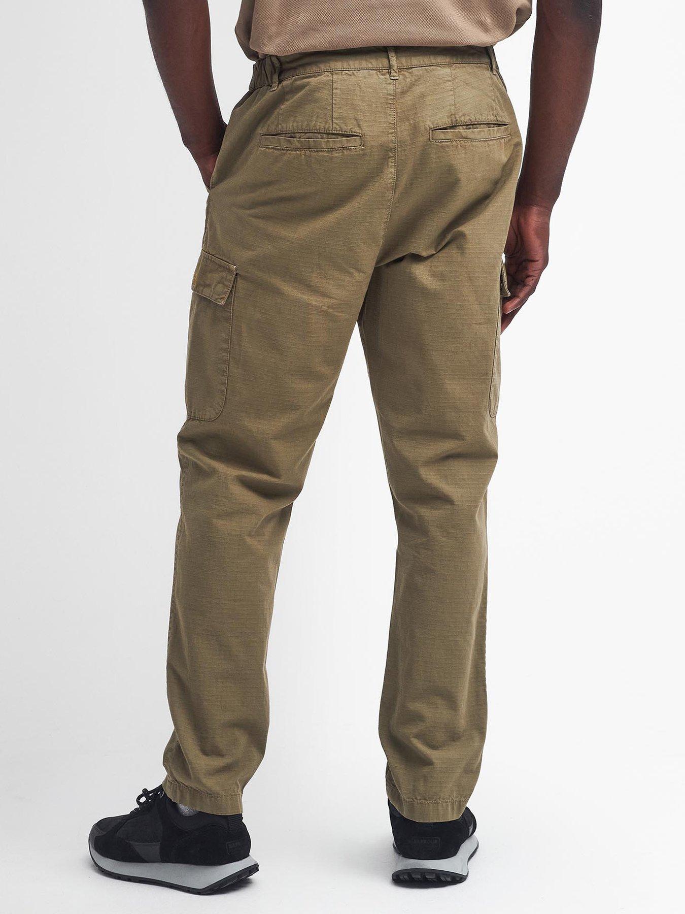 barbour-international-ripstop-cargo-trousers-khakistillFront