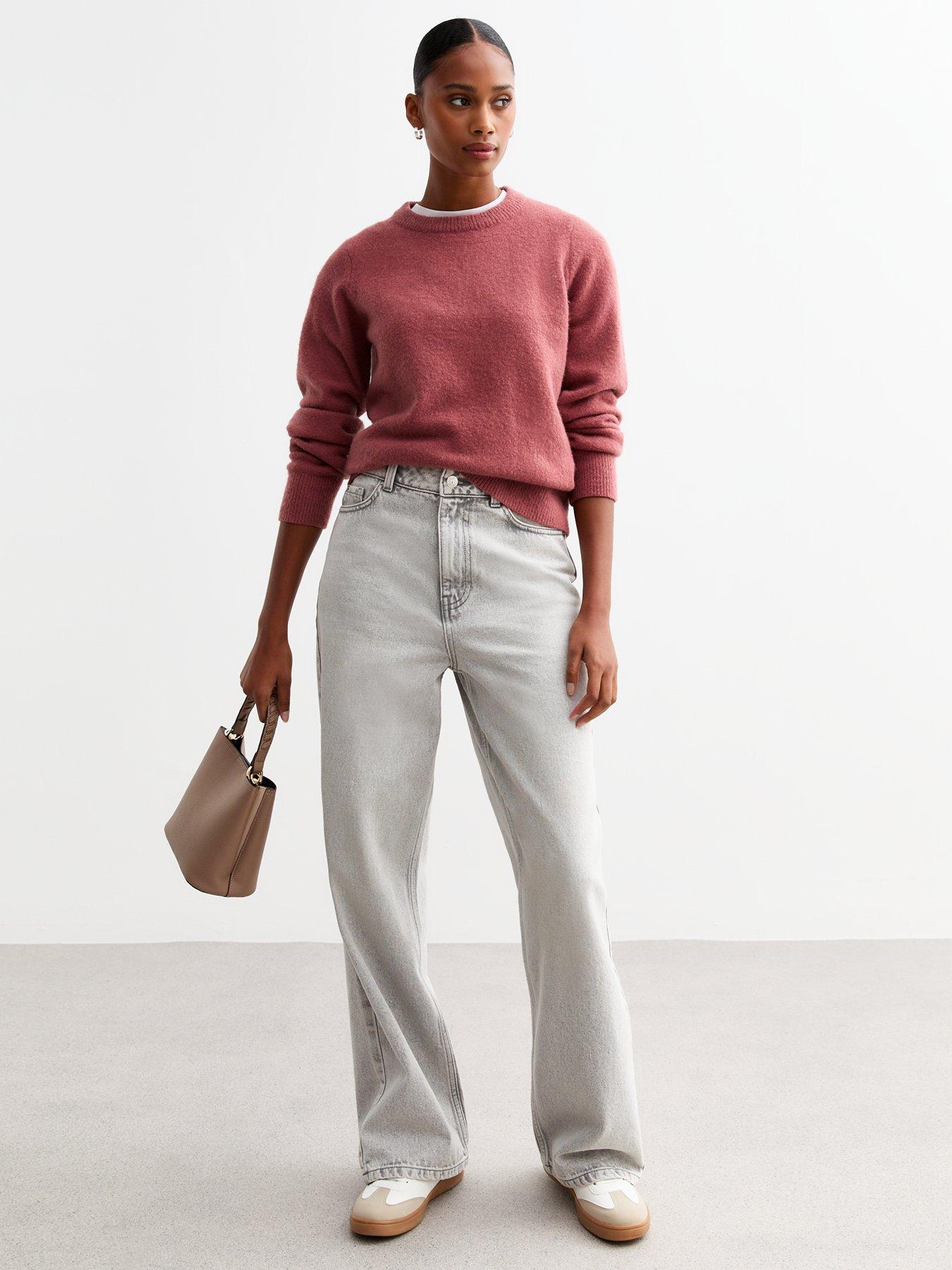 new-look-pink-soft-knit-crew-neck-jumperback