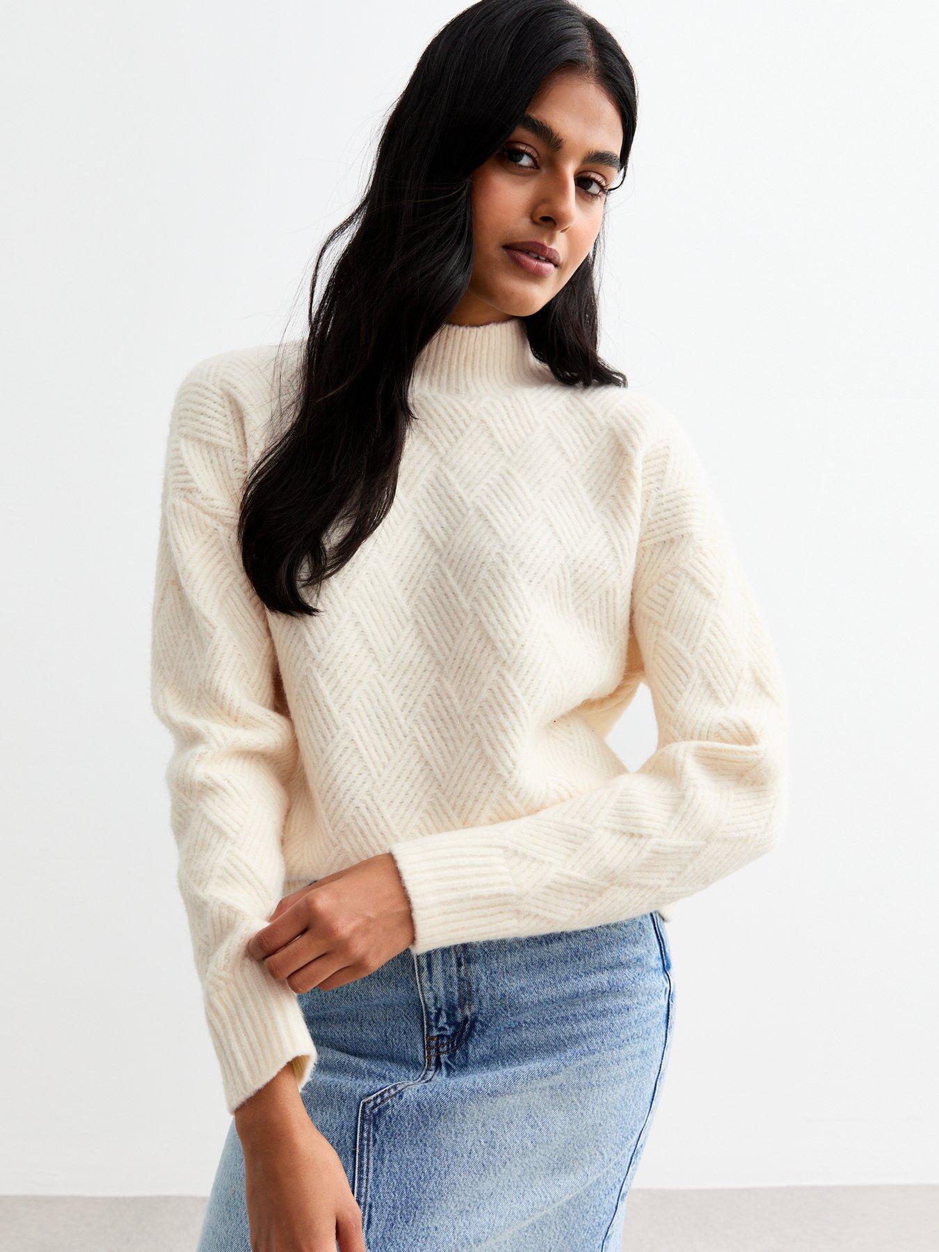 new-look-blanket-stitch-knit-jumper-off-white