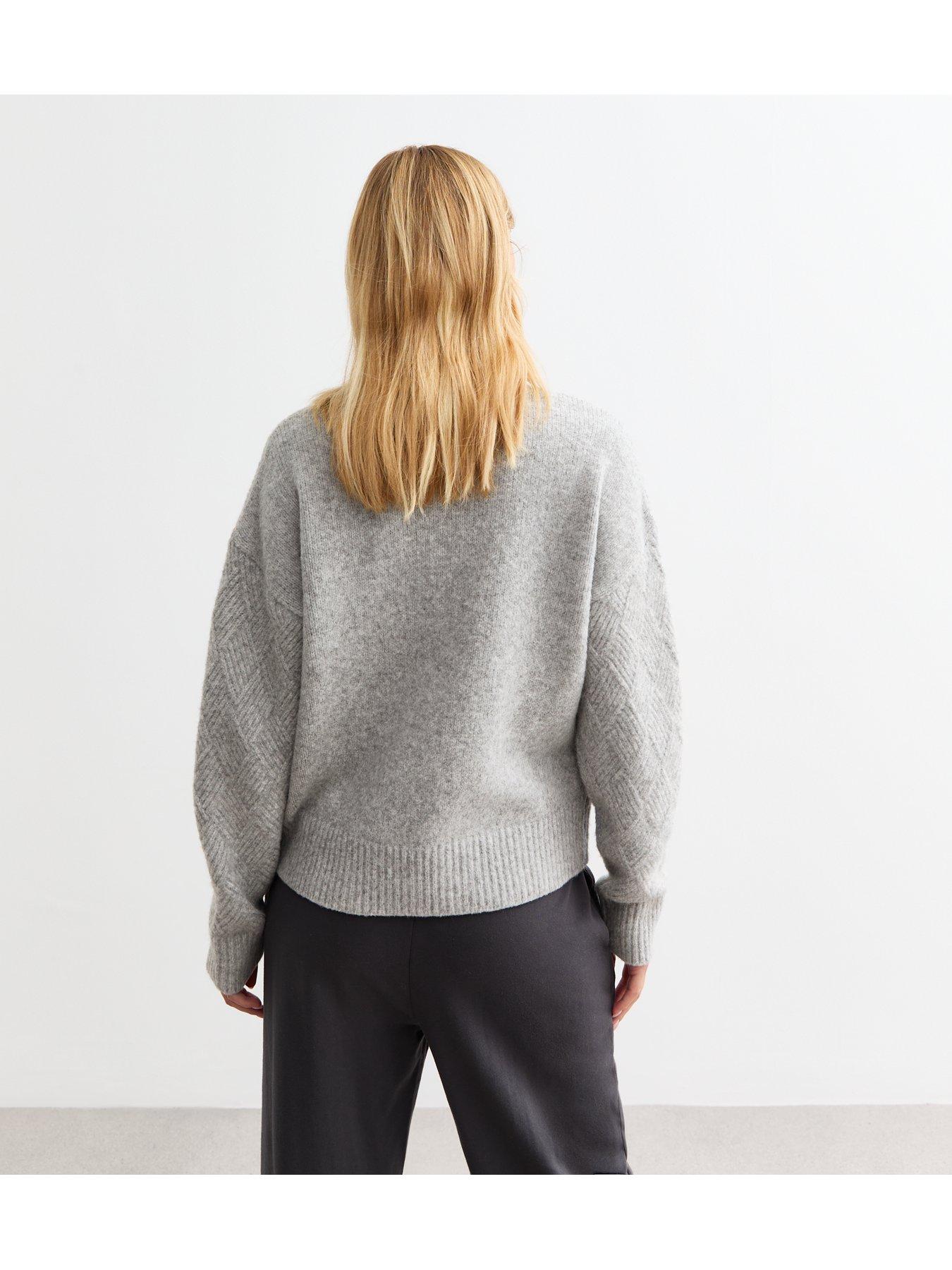 new-look-blanket-stitch-knit-jumper-greystillFront