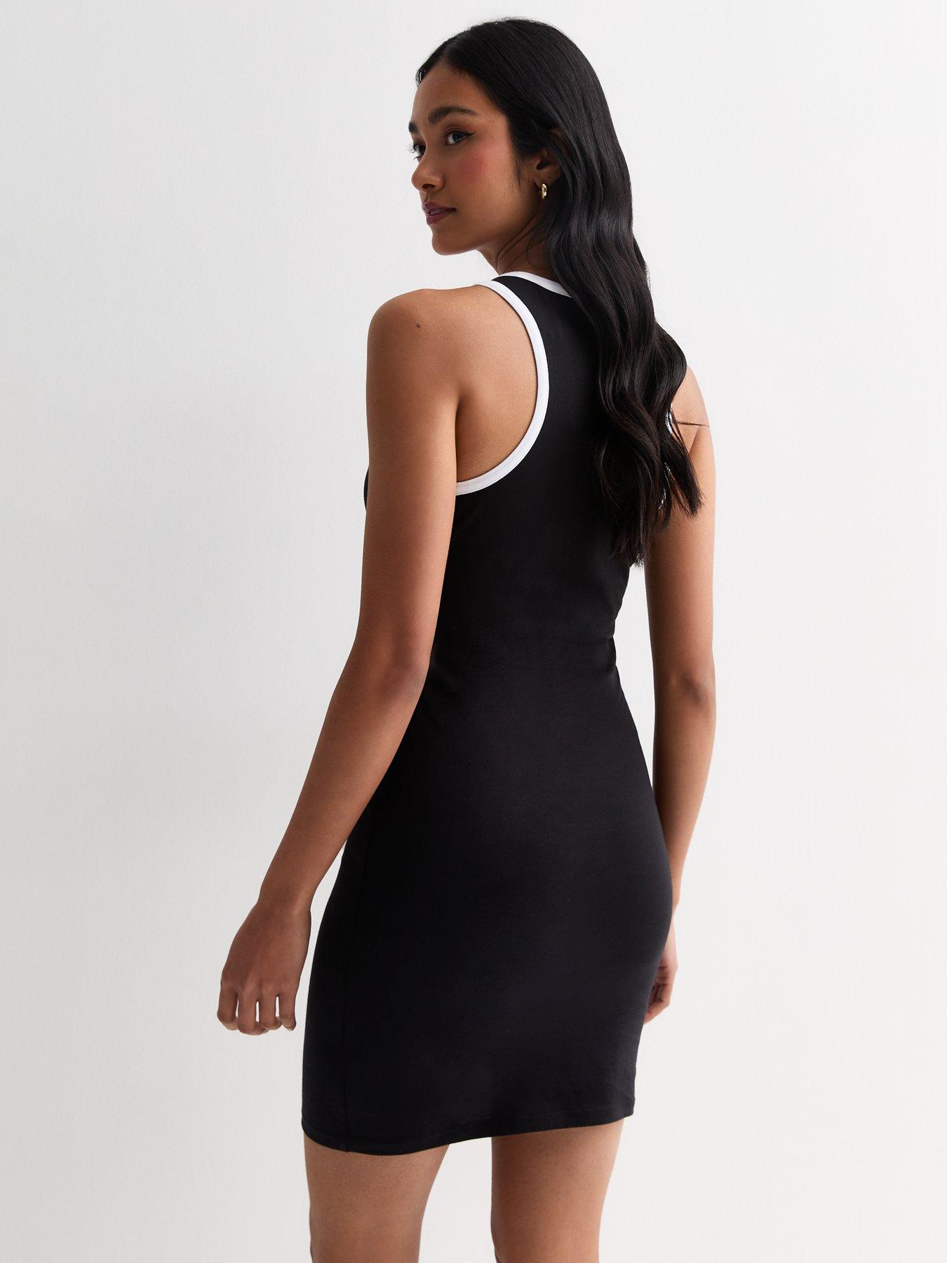 new-look-black-cotton-contrast-trim-racer-mini-dressstillFront