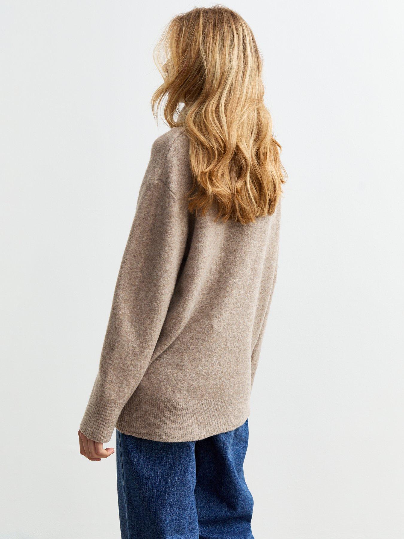 new-look-longline-roll-neck-jumper-brownstillFront