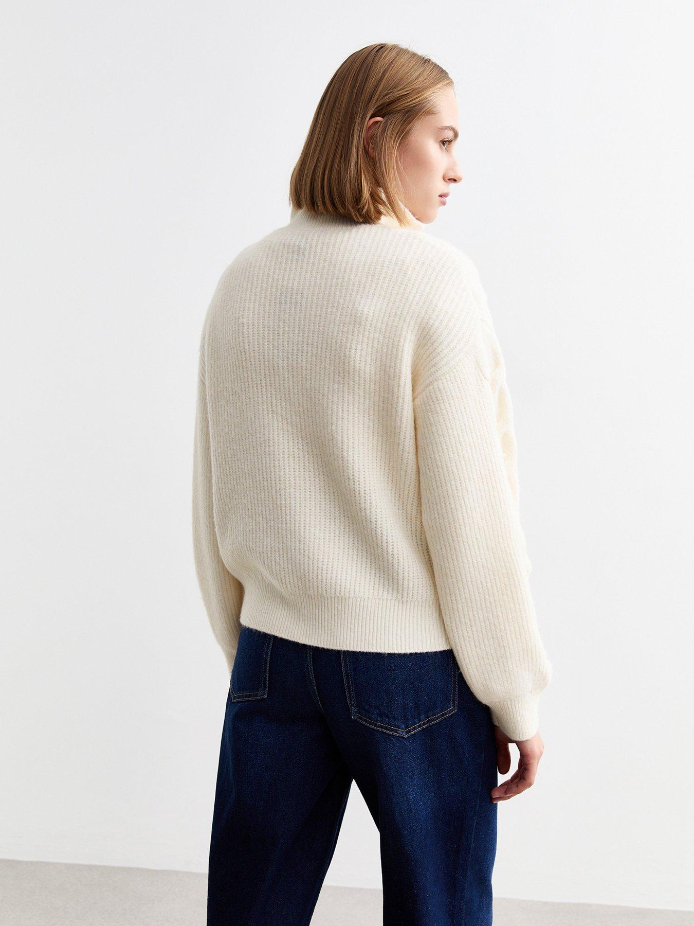 new-look-cable-knit-half-zip-jumper-creamstillFront