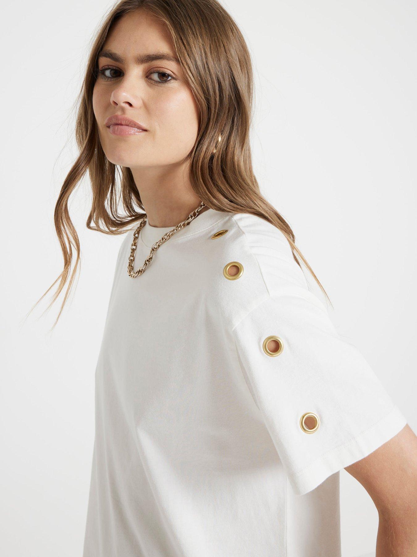 river-island-eyelet-detail-t-shirt-dress-whiteoutfit