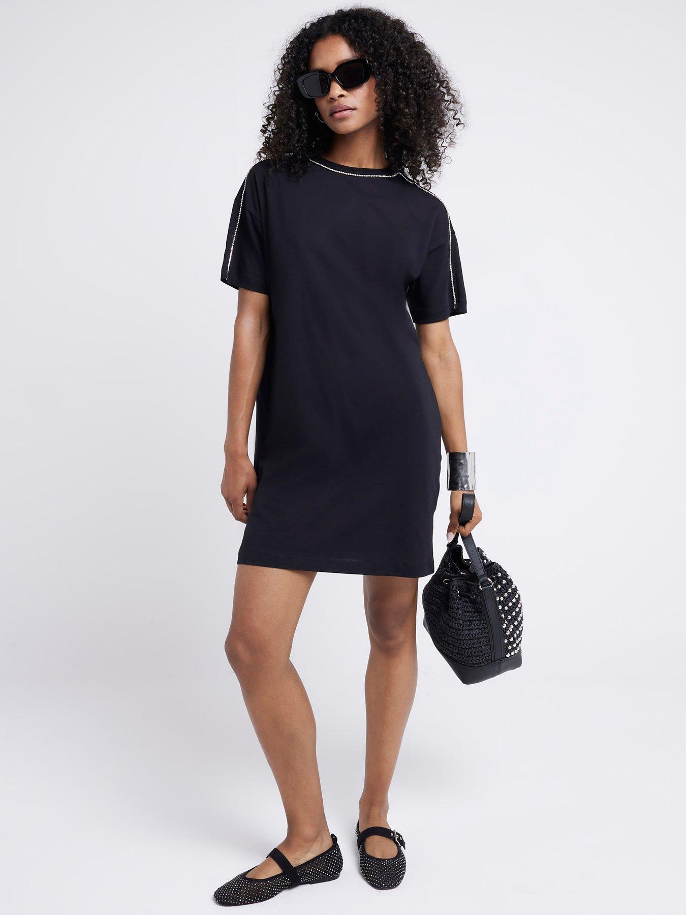 river-island-diamante-neck-t-shirt-dress-black