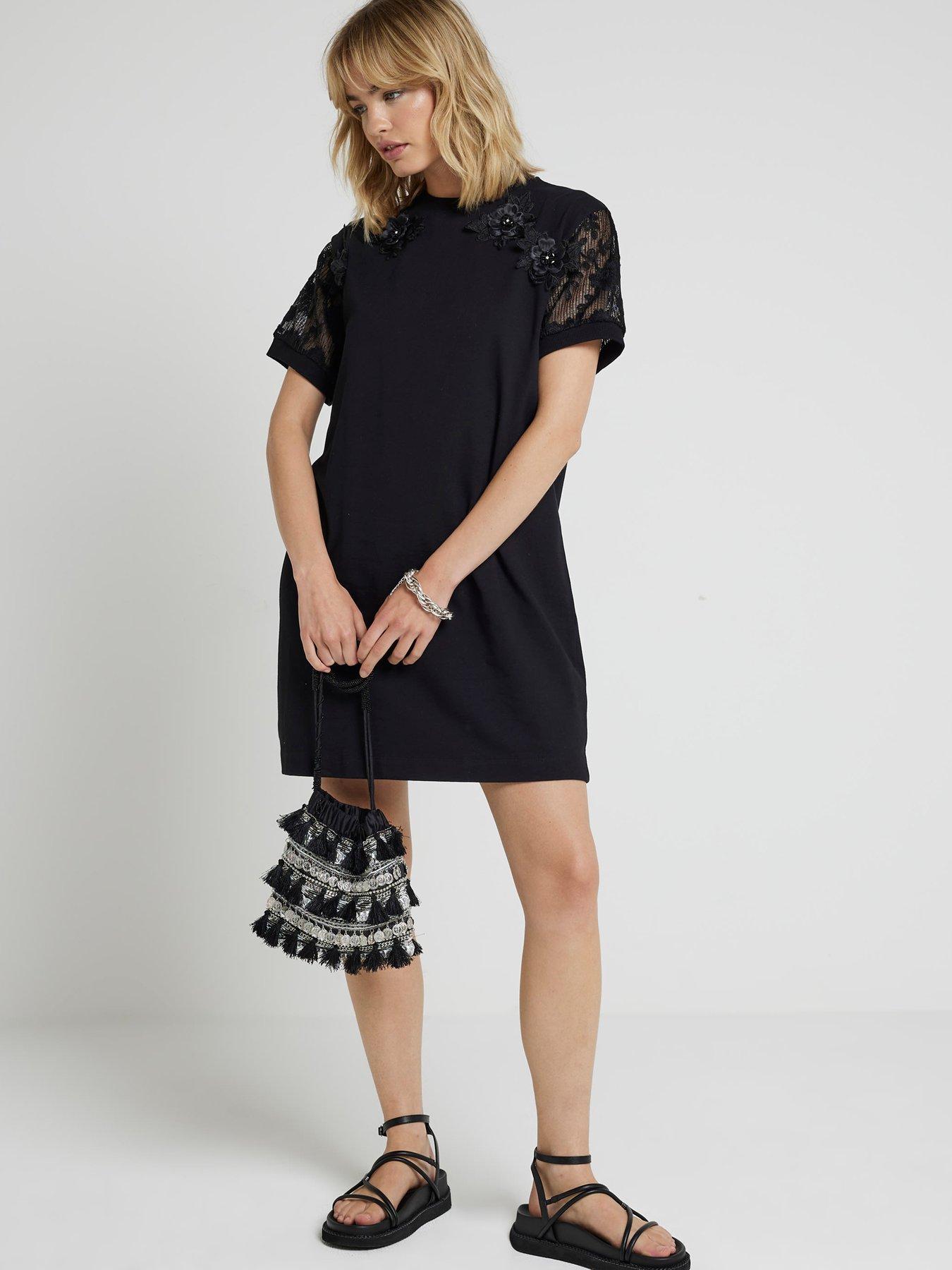 river-island-flower-lace-hybrid-dress-blackstillFront