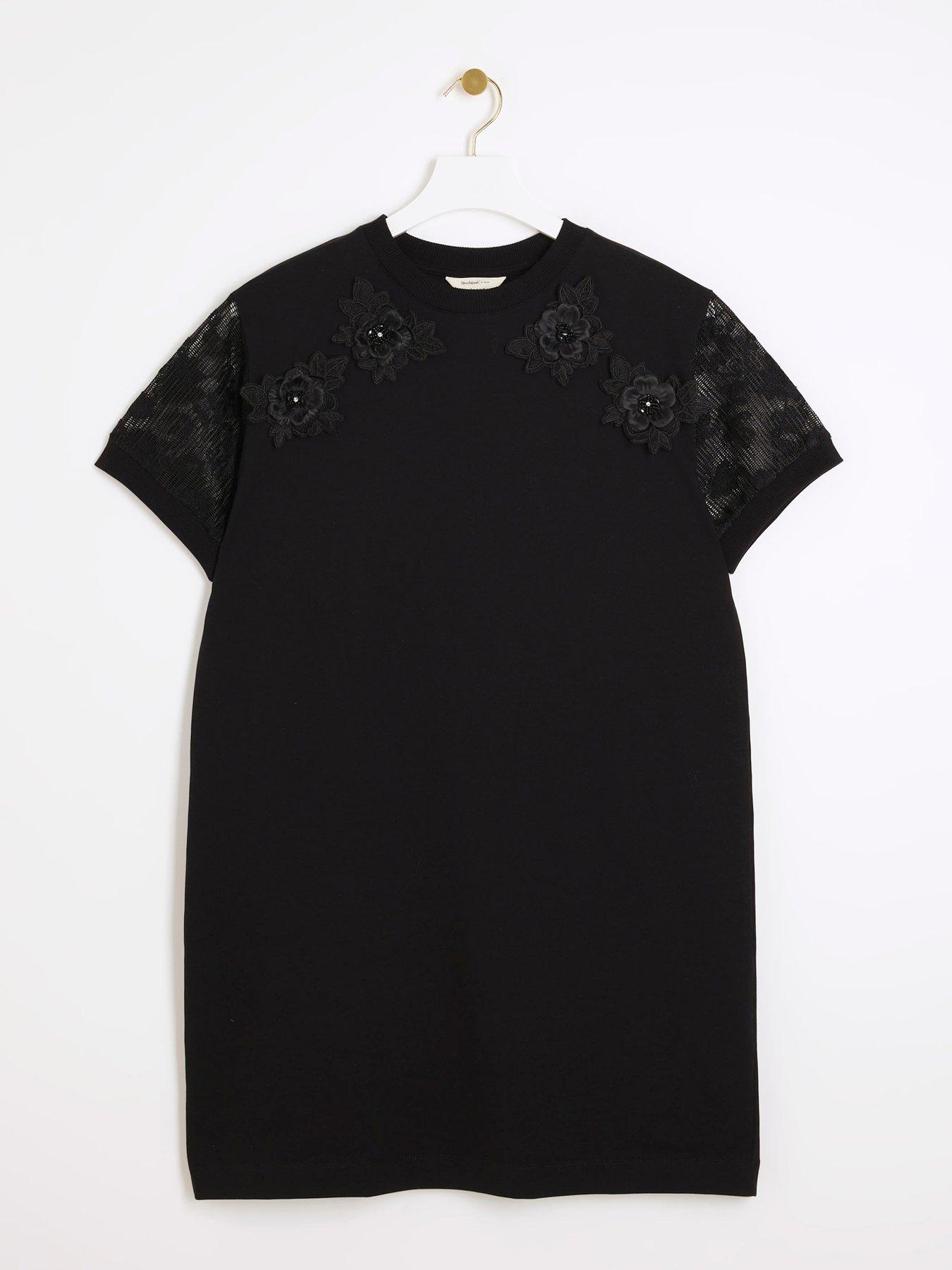 river-island-flower-lace-hybrid-dress-blackdetail