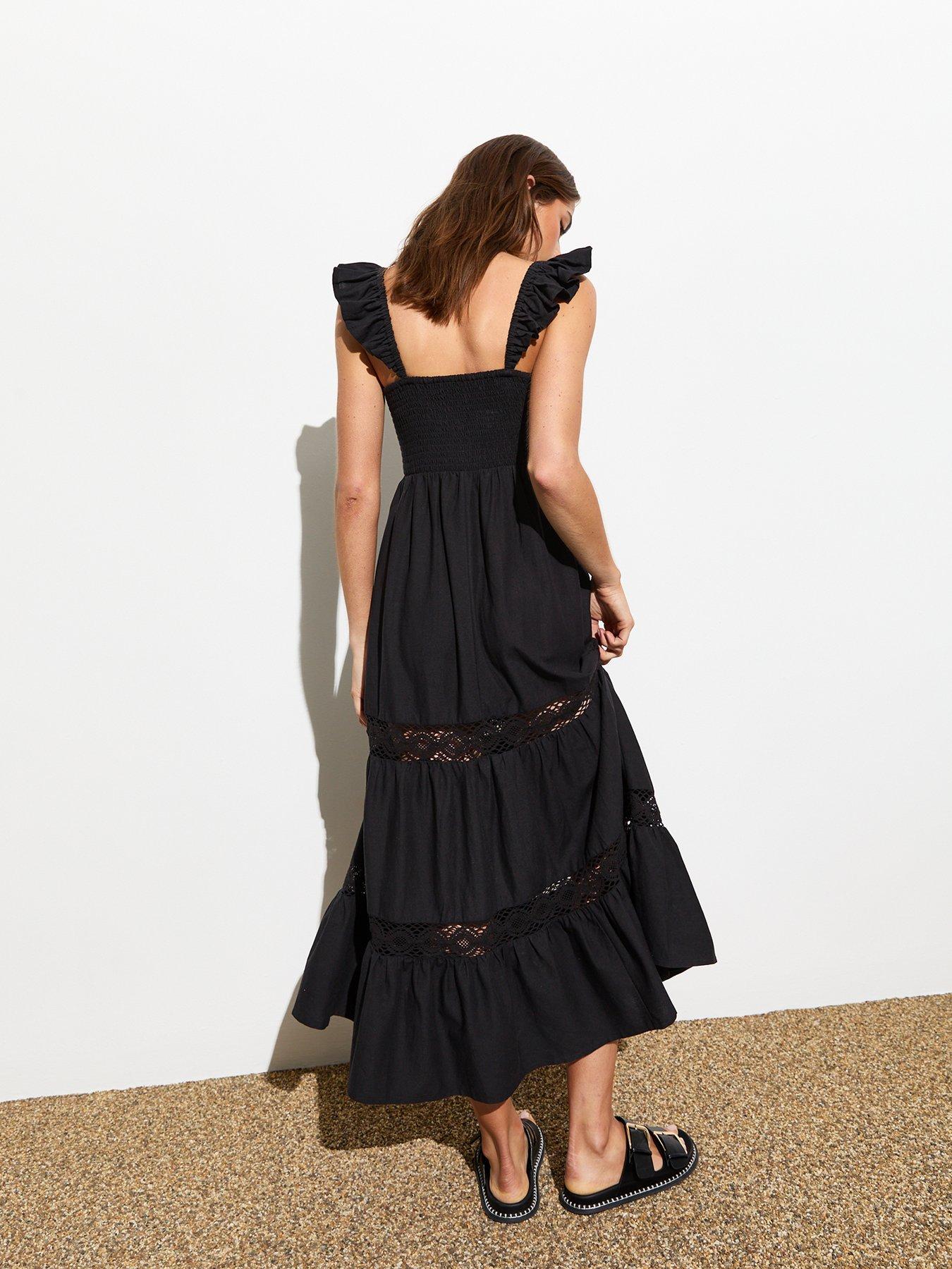 new-look-black-frill-strap-midi-dressstillFront