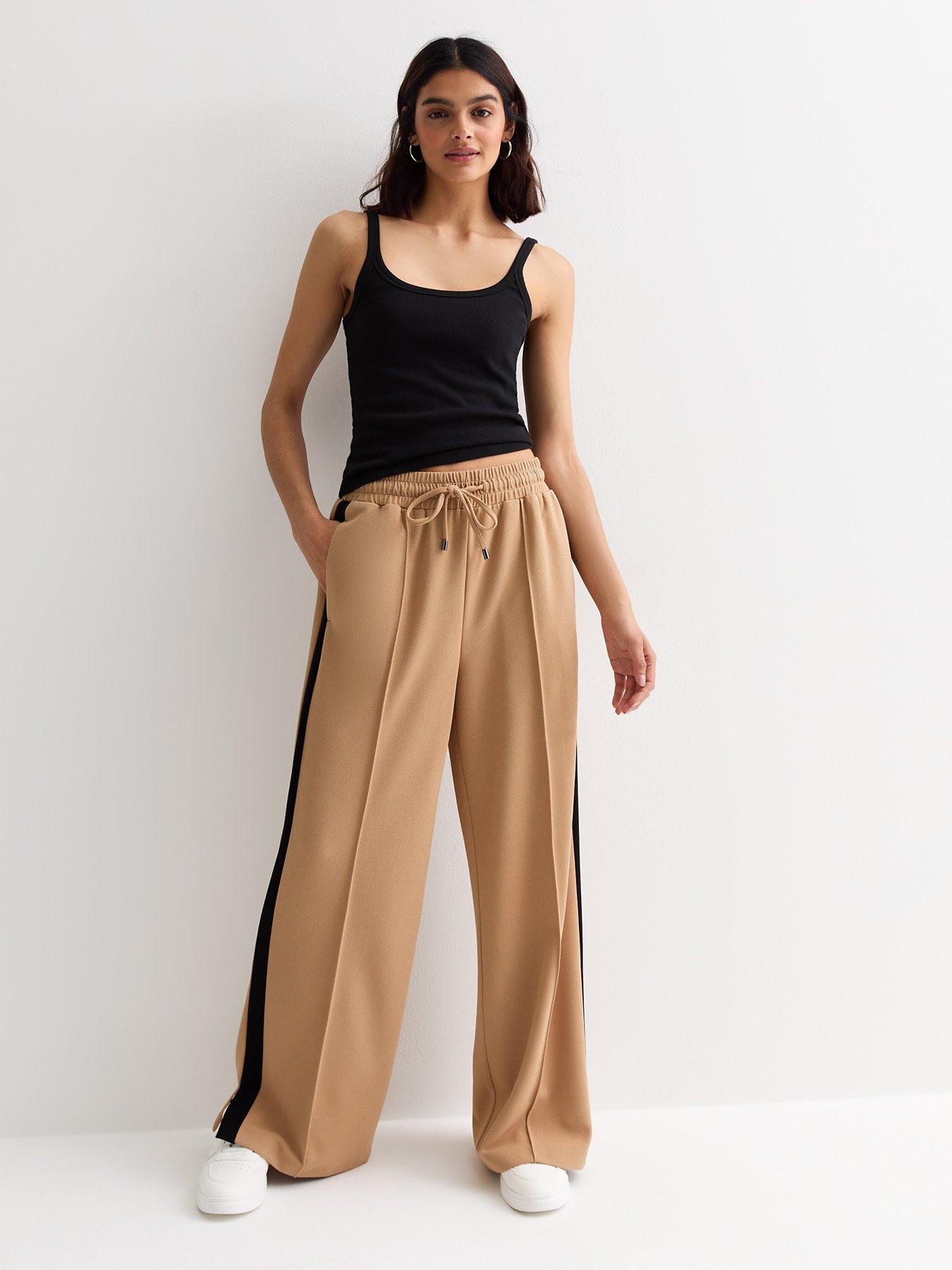 new-look-camel-tailored-elasticated-wide-leg-trousersback