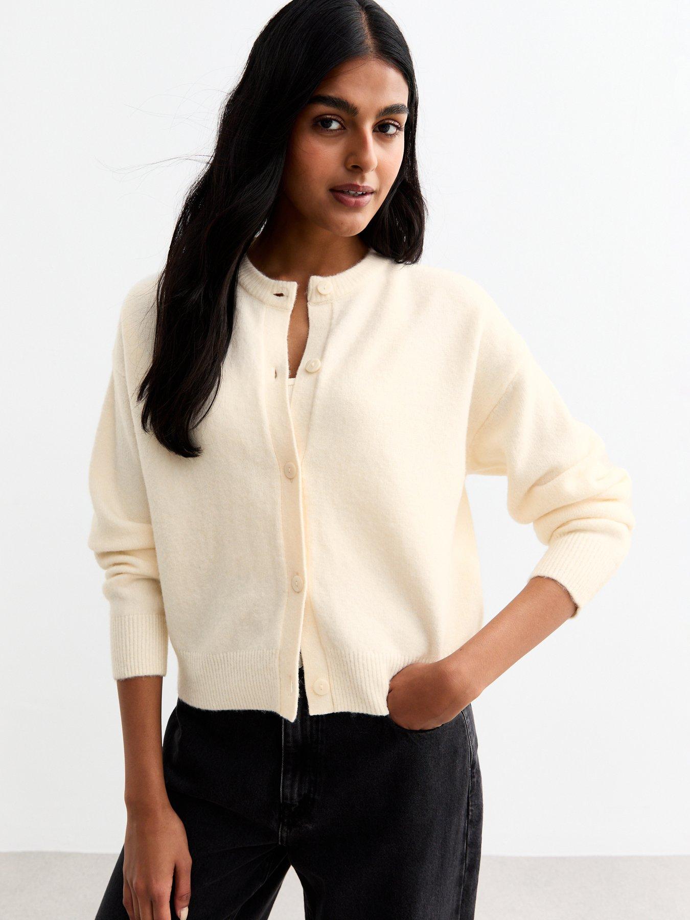 new-look-cream-soft-knit-crew-neck-cardigan-cream