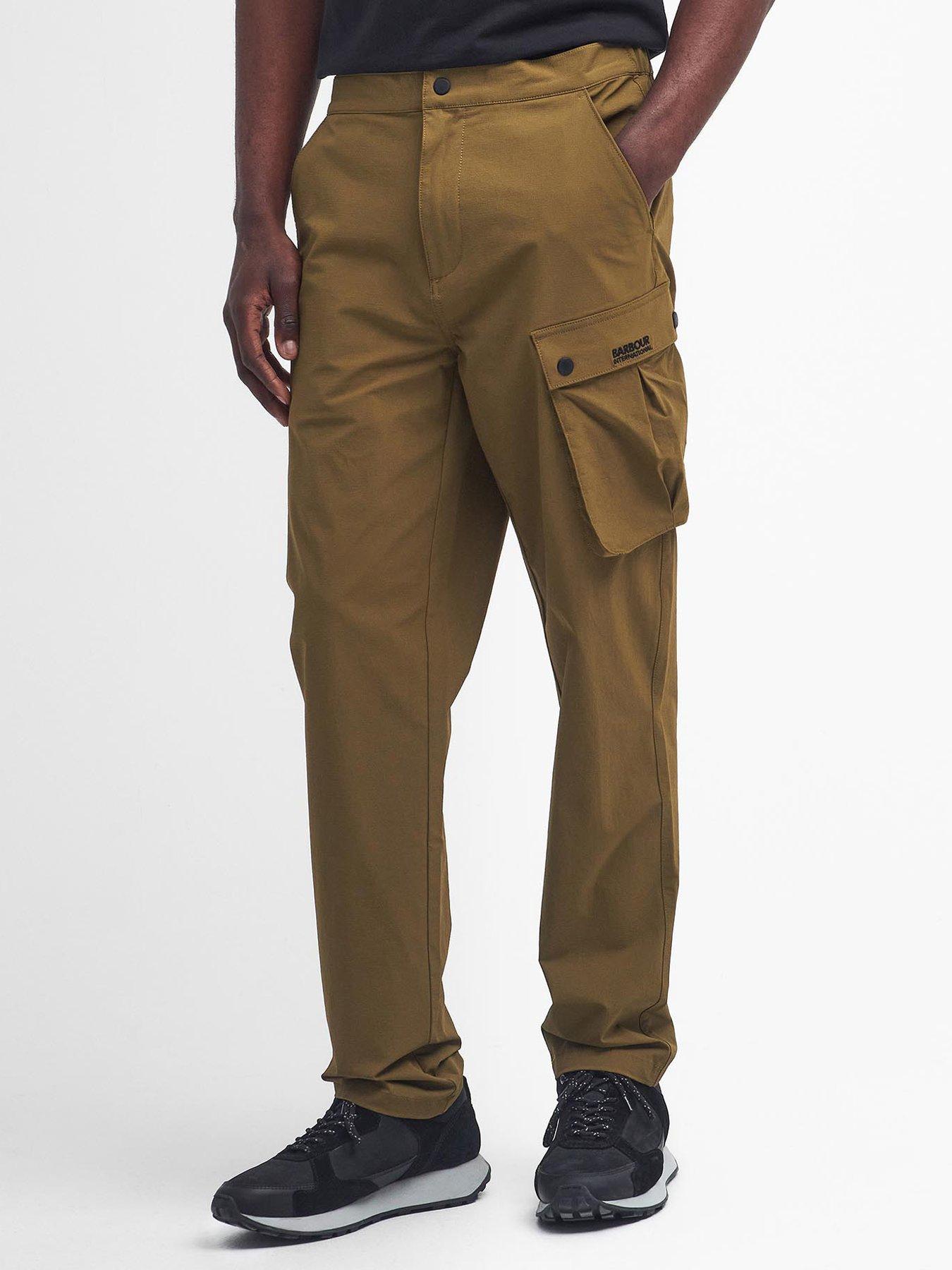 barbour-international-essential-tech-cargo-trousers-khaki