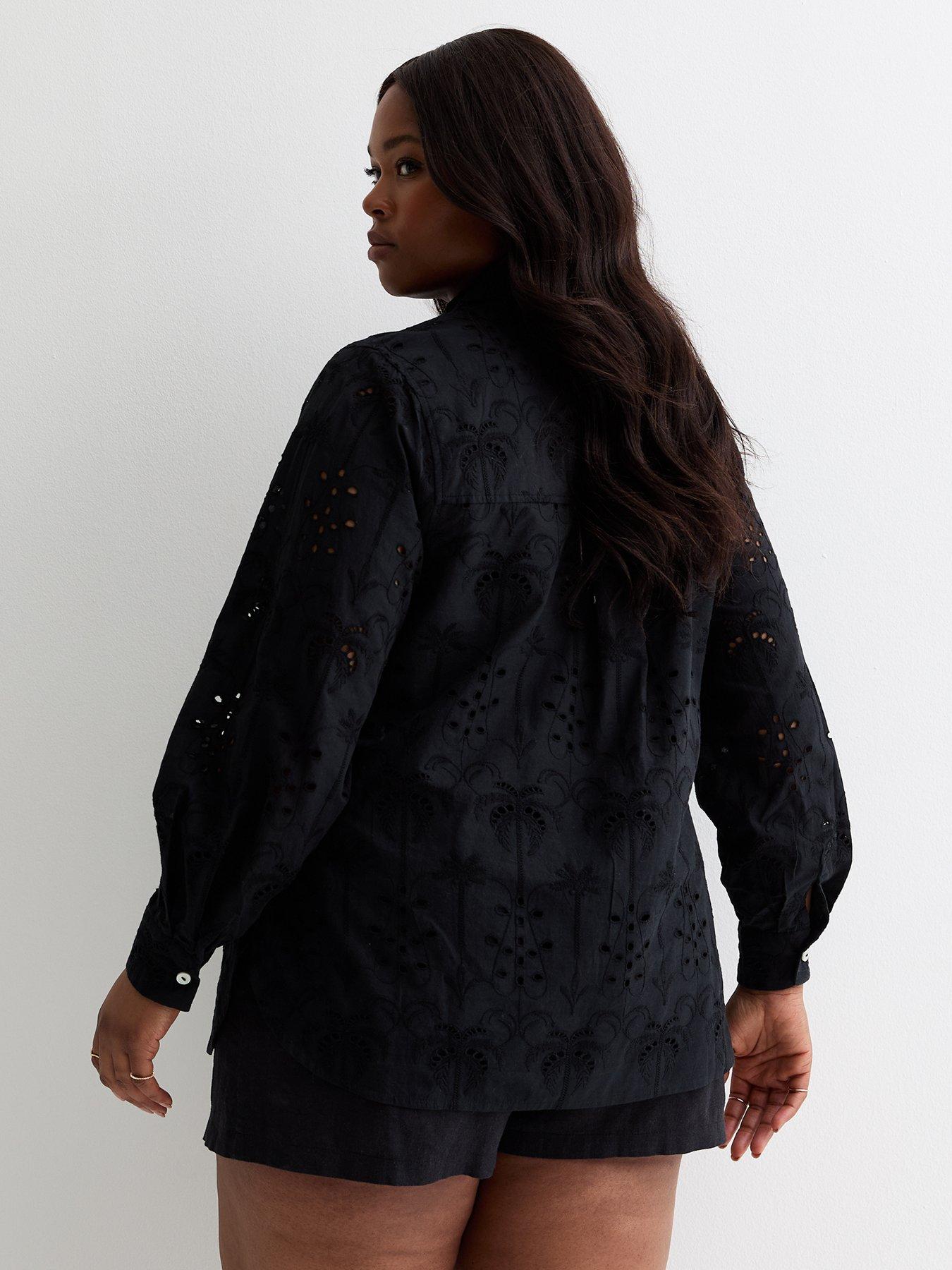 new-look-curves-black-embroidered-cotton-shirtstillFront