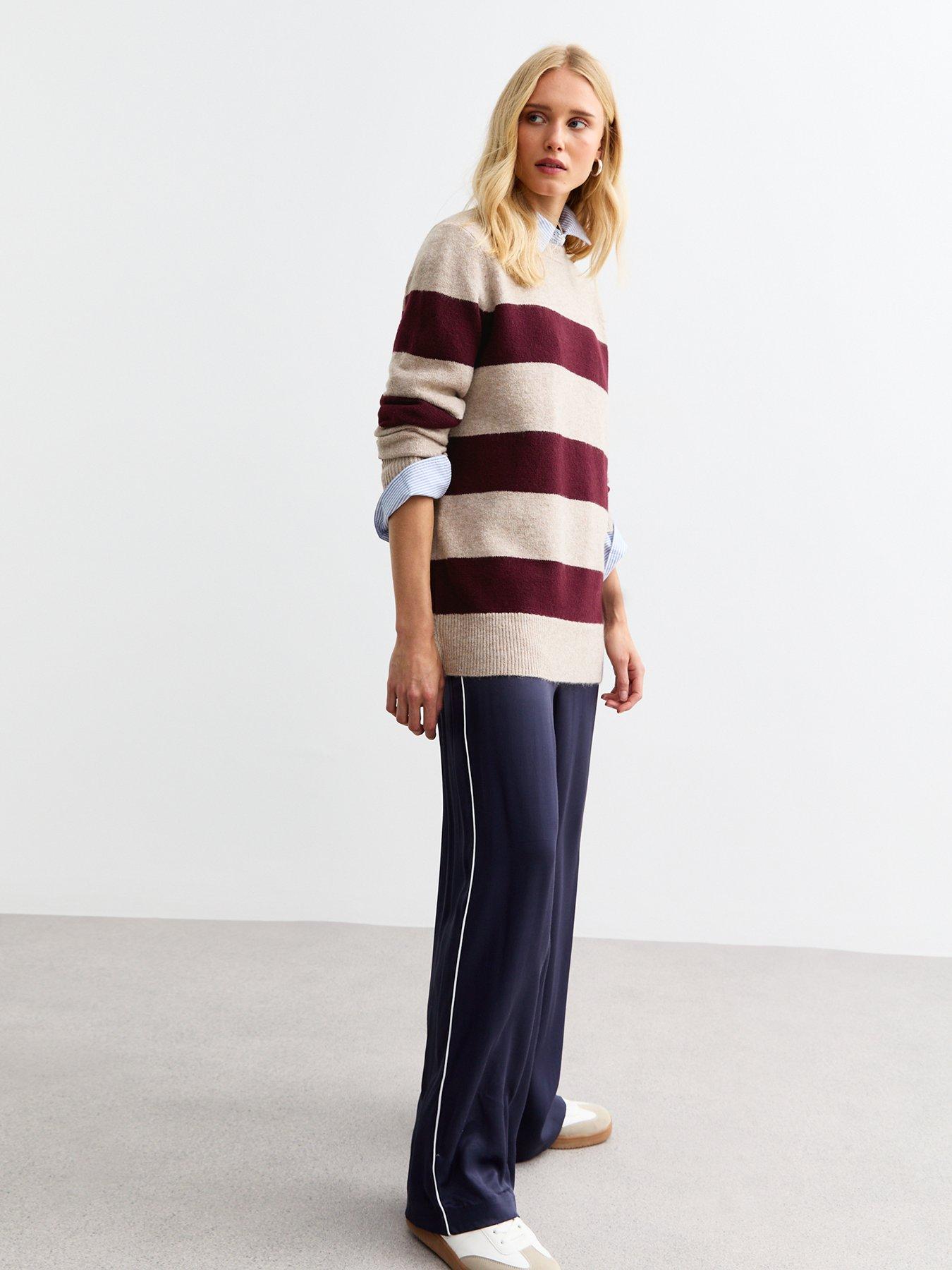 new-look-red-wide-stripe-crew-neck-jumperback