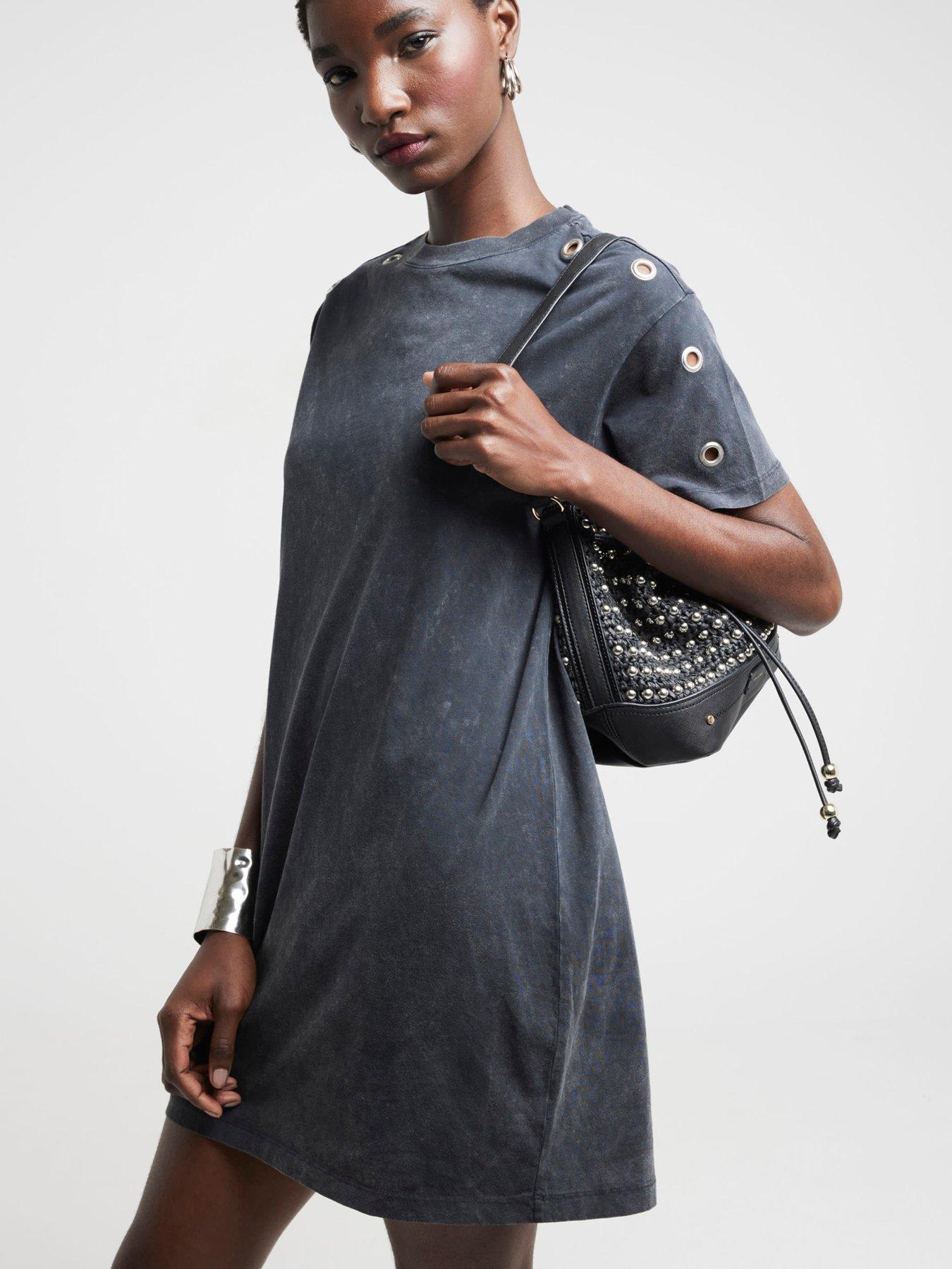 river-island-eyelet-detail-t-shirt-dress-dark-greystillFront