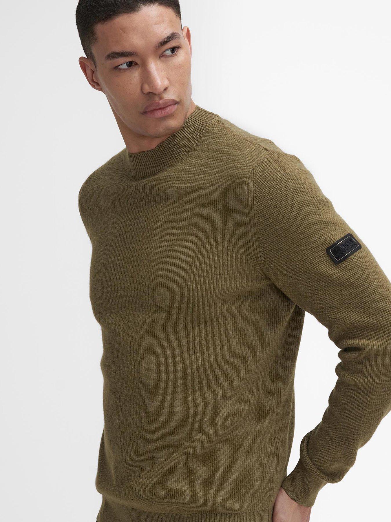 barbour-international-crawley-crew-knitted-jumper-khakioutfit