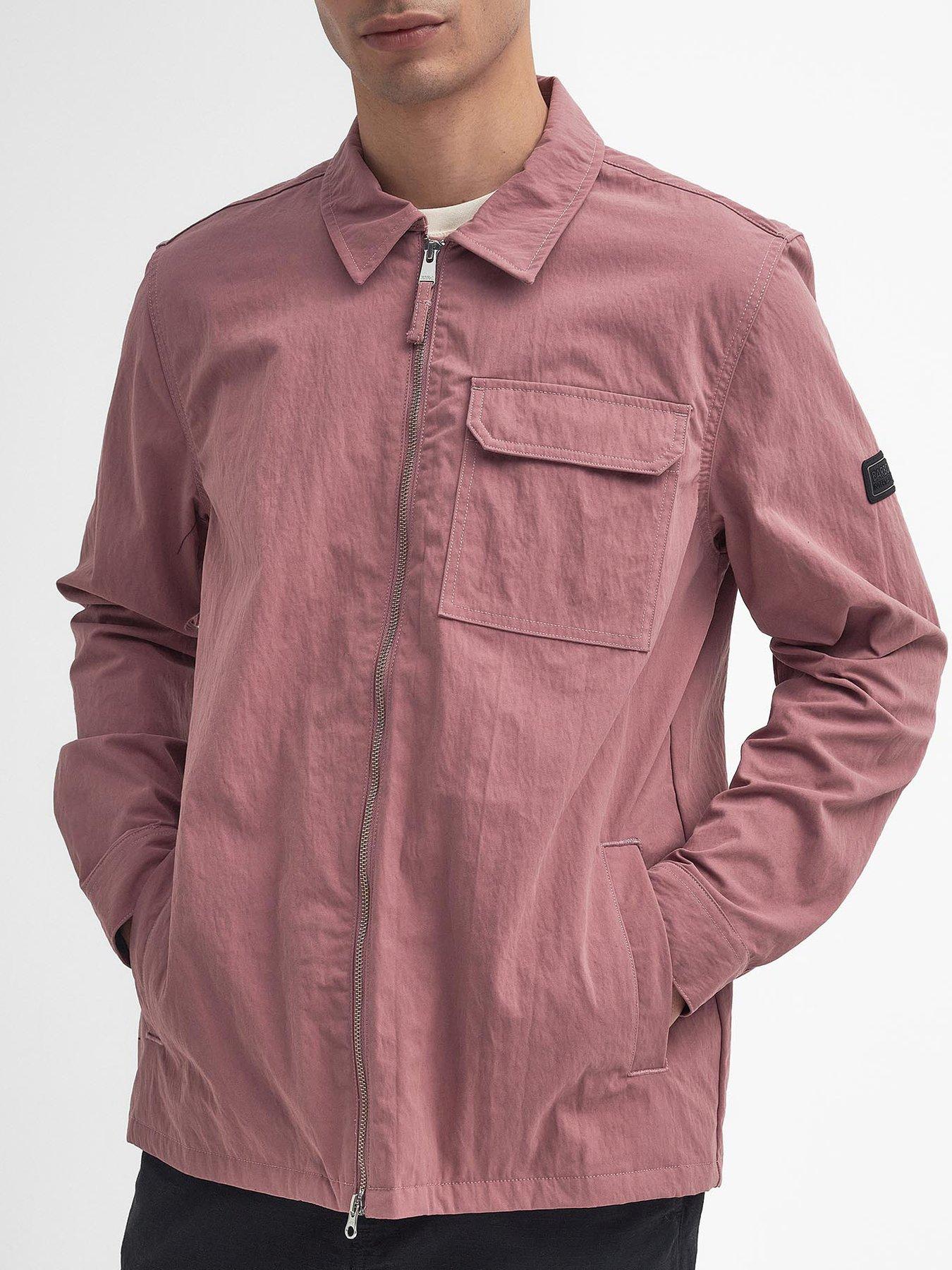 barbour-international-maze-peached-zip-overshirt-pinkdetail