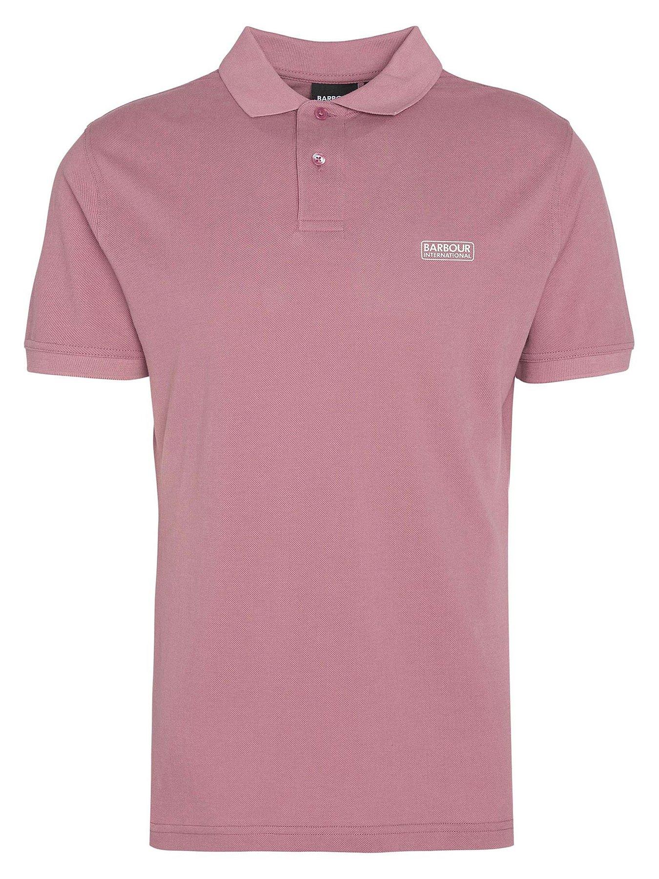 barbour-international-barbour-international-essential-short-sleeve-polo-shirt-pinkdetail