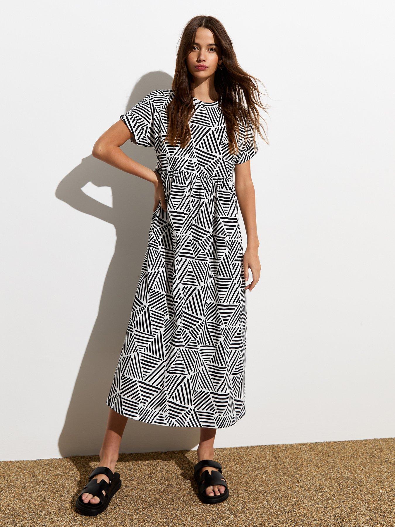 new-look-abstract-print-jersey-cotton-midi-smock-dress-blackwhite