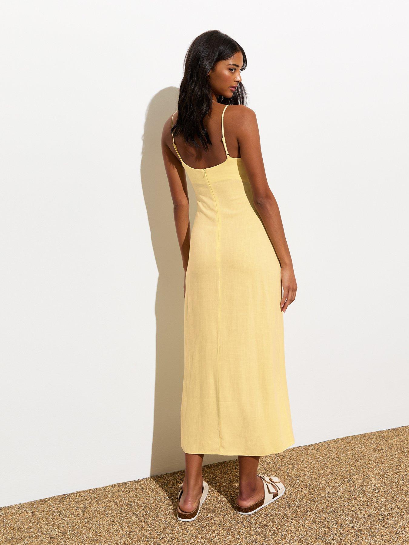 new-look-yellow-split-hem-midi-slip-dressstillFront