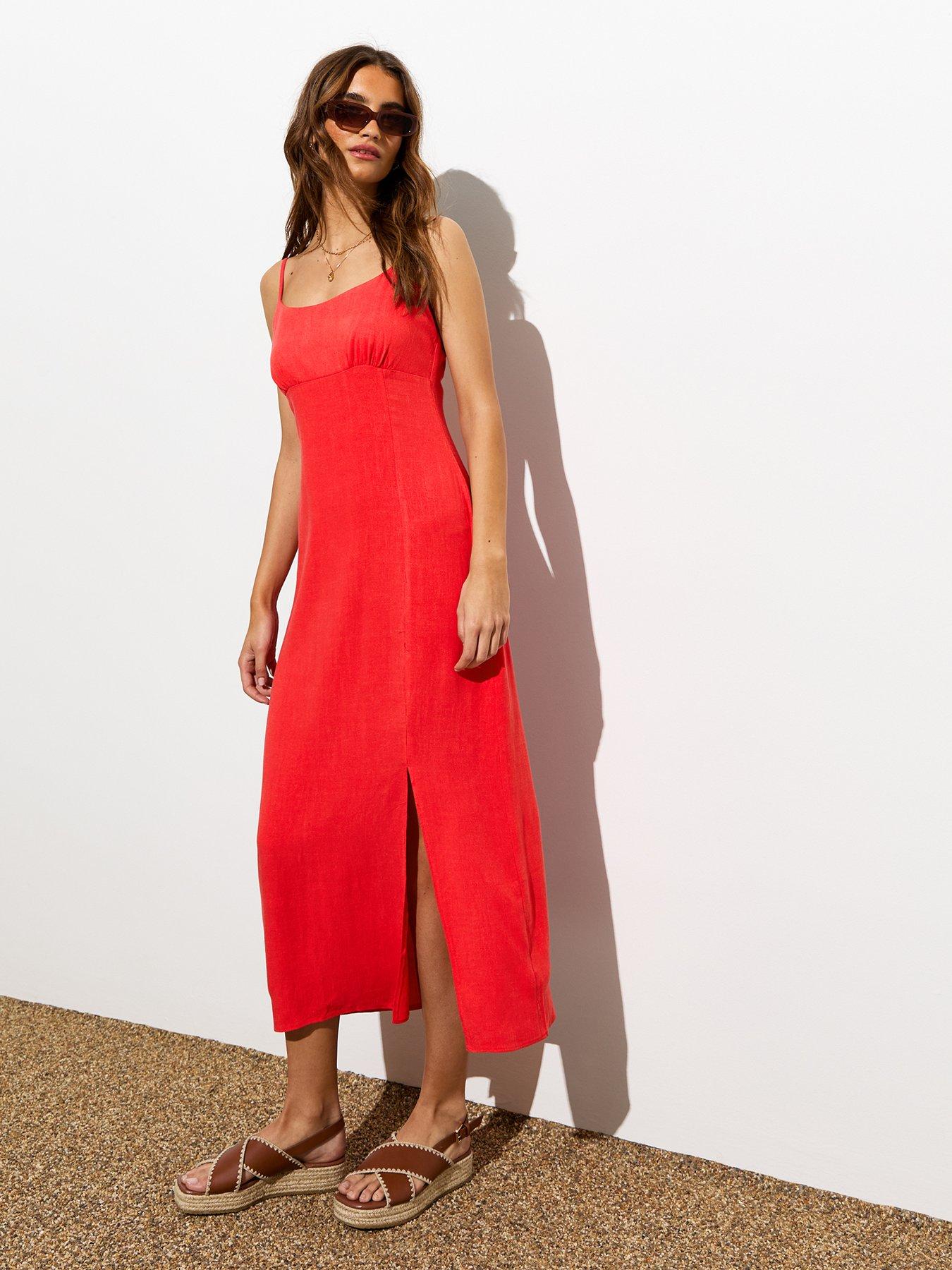 new-look-red-split-hem-midi-slip-dressback