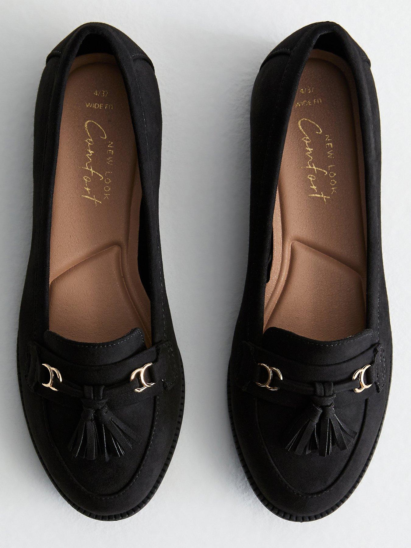 new-look-wide-fit-suede-loafers-blackoutfit